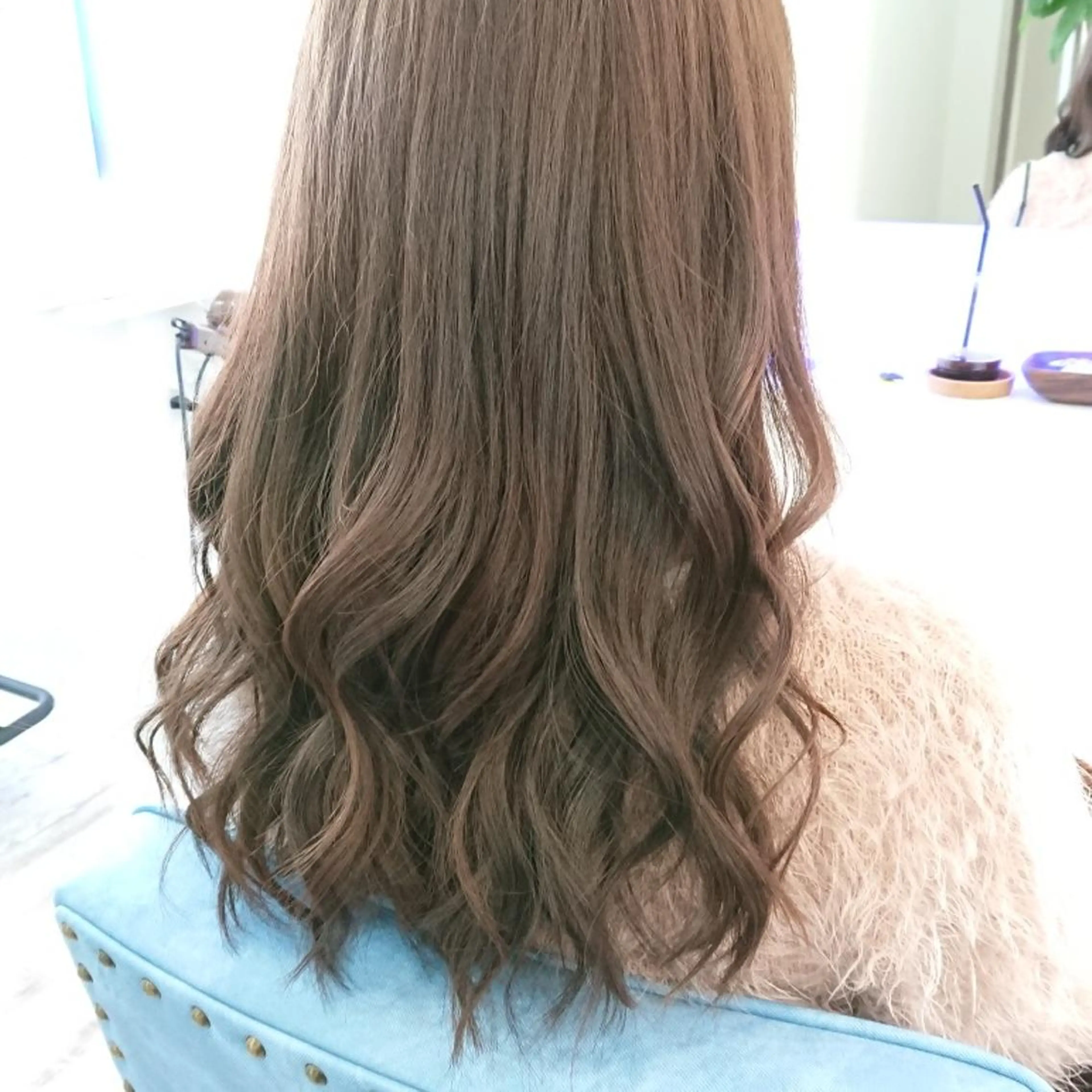 セミロング ヘアアレンジ カラー 小林 伸行のヘアスタイル