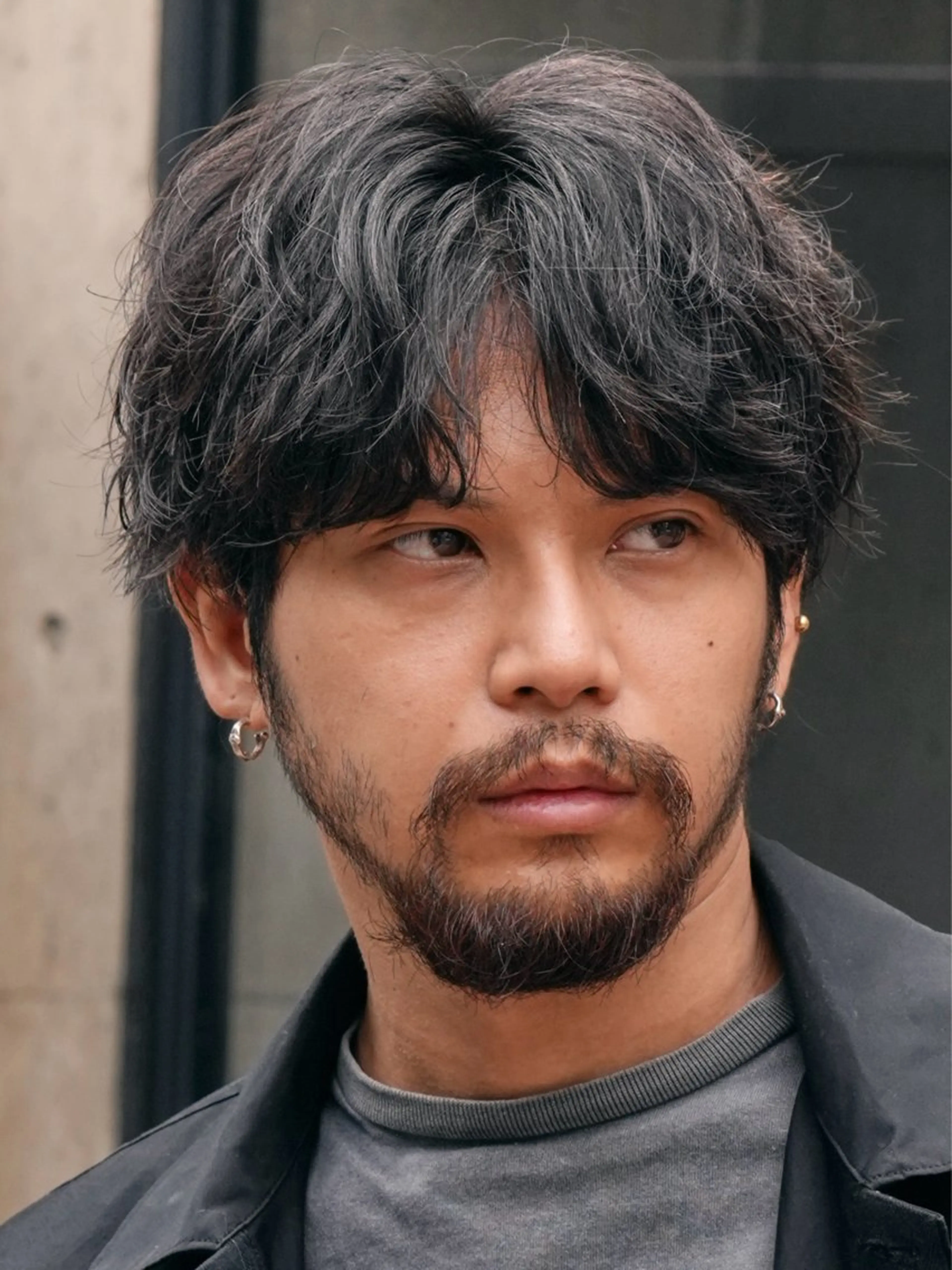 パーマ メンズ 原宿波巻きスパイラル パーマTOSHIのヘアスタイル