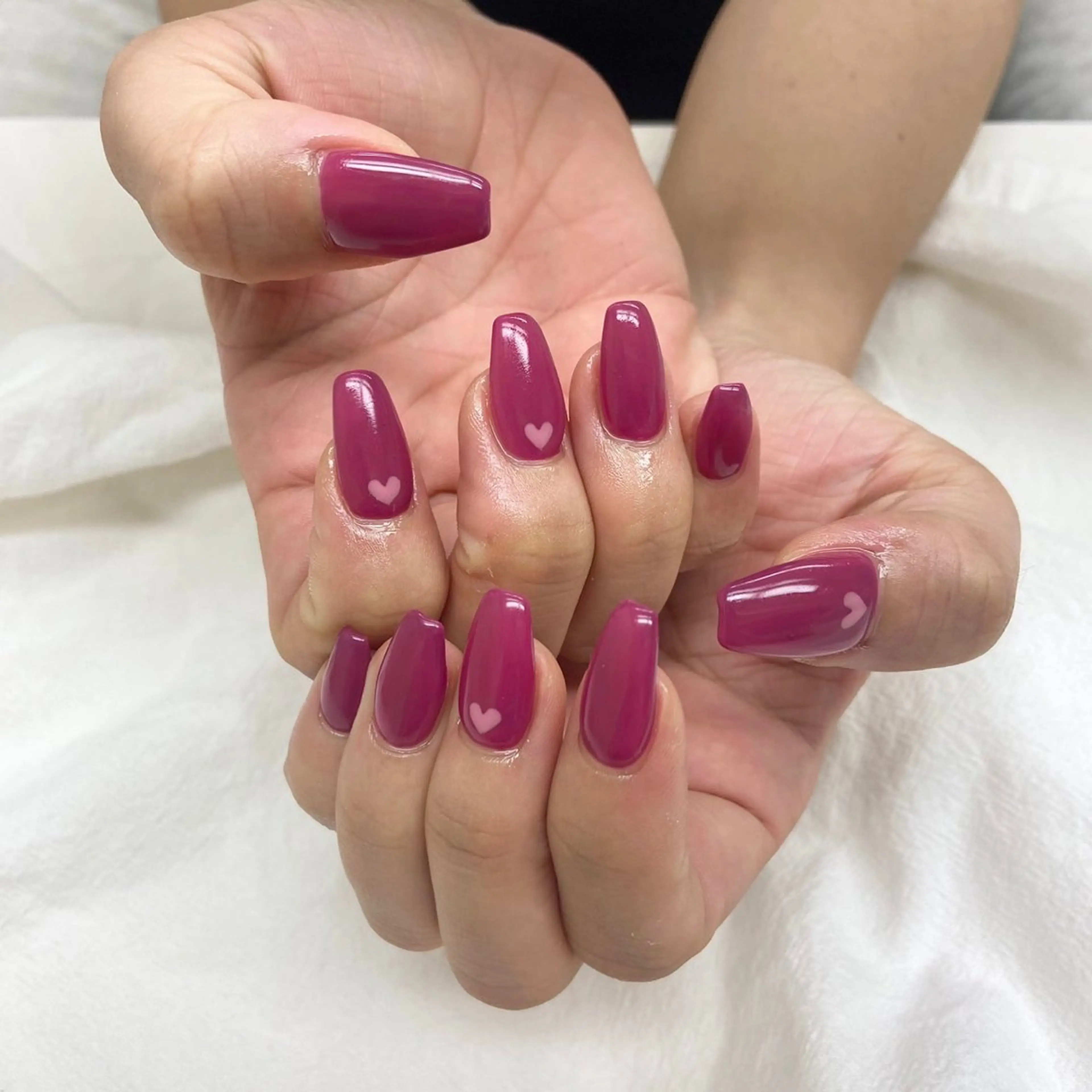 ロング 韓国風ヘア ハンドネイル nail jaol池袋店所属・ネイルJaol 池袋のネイルデザイン