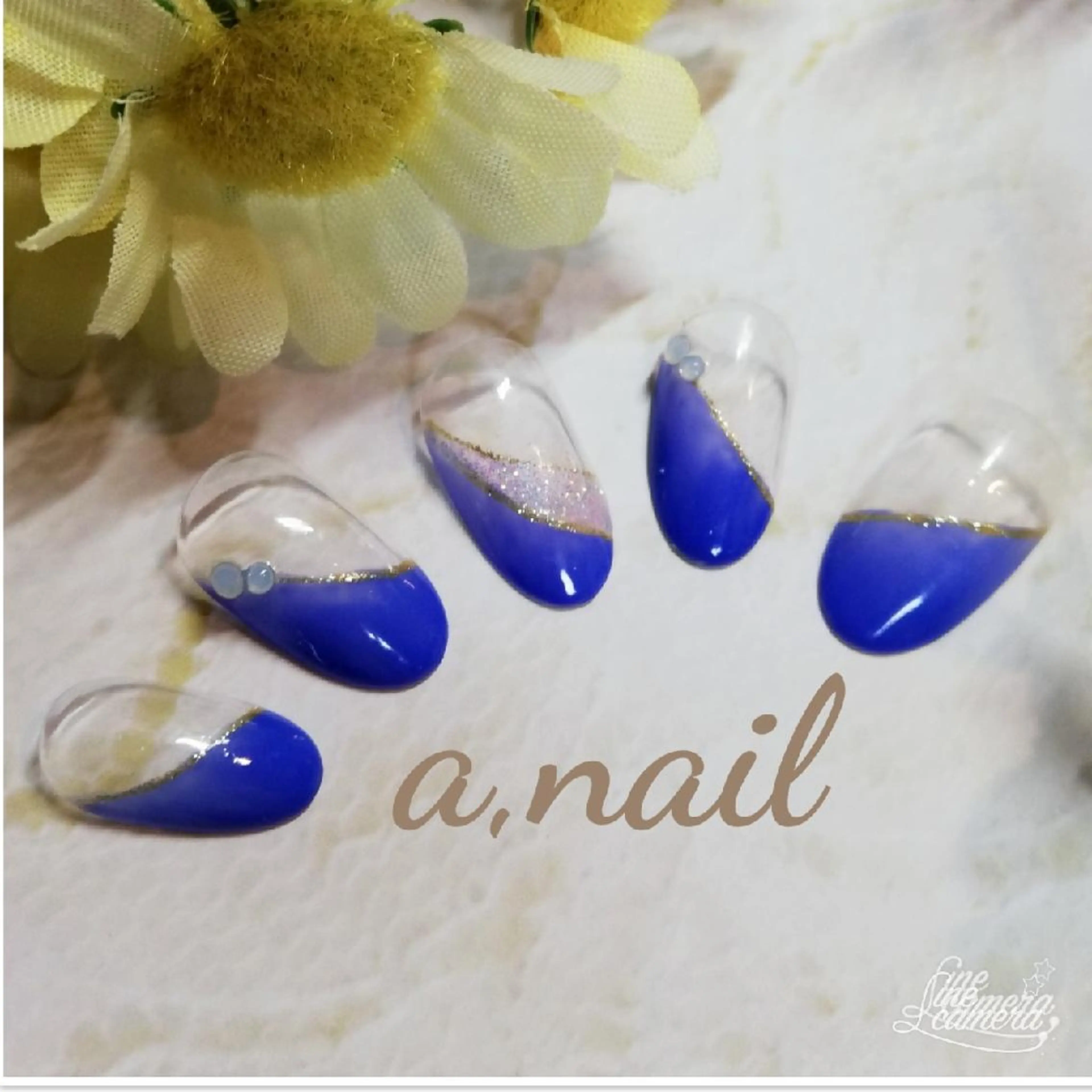 ネイル フレンチネイル 大理石ネイル(マーブル) ストーンネイル ネイルサロン エーネイルのネイルデザイン