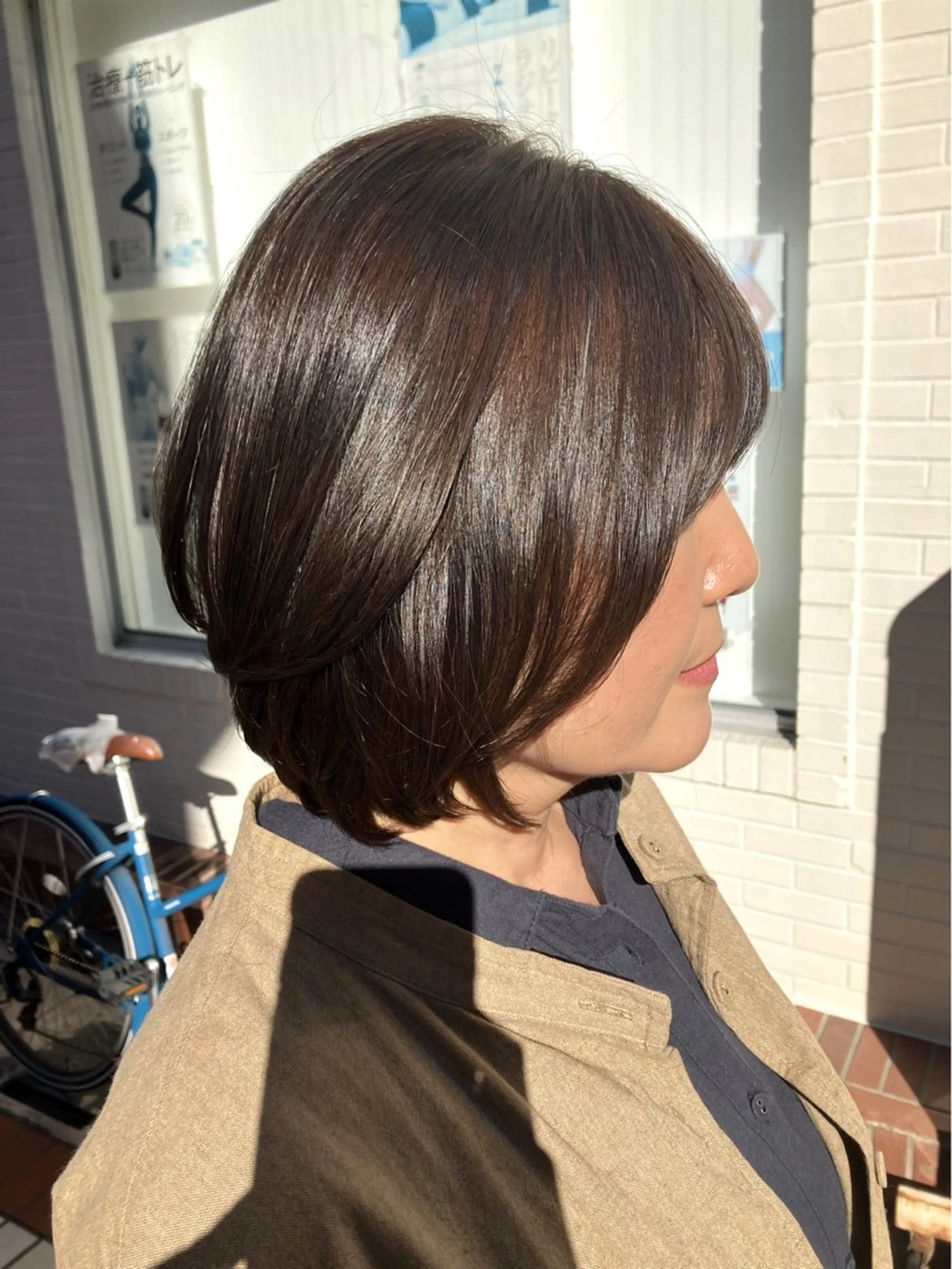 ミディアム 阿部 雲母のヘアスタイル