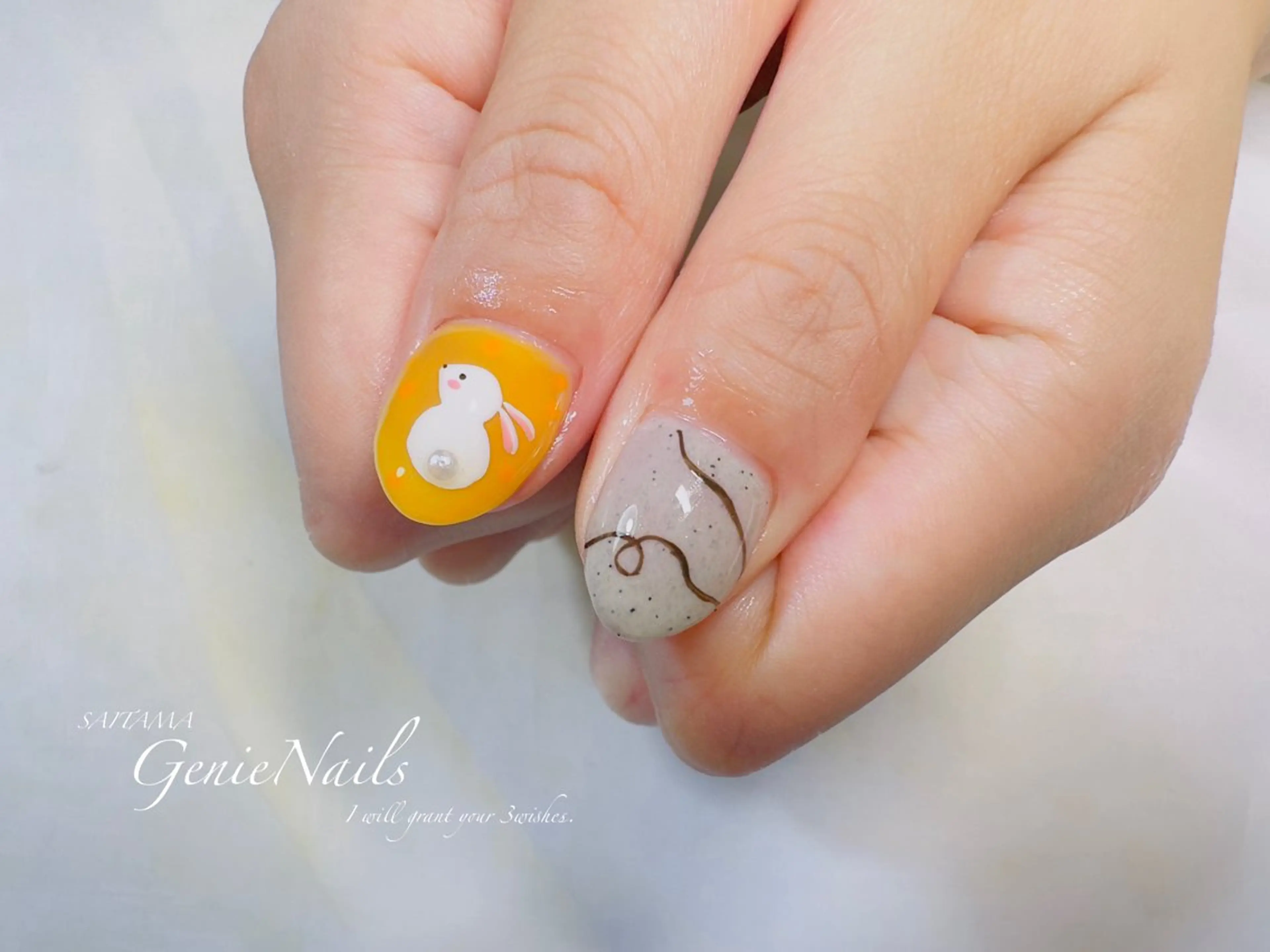 メンズ ネイル アートネイル フットネイル メンズネイル 持ち込み Genie Nailsのネイルデザイン