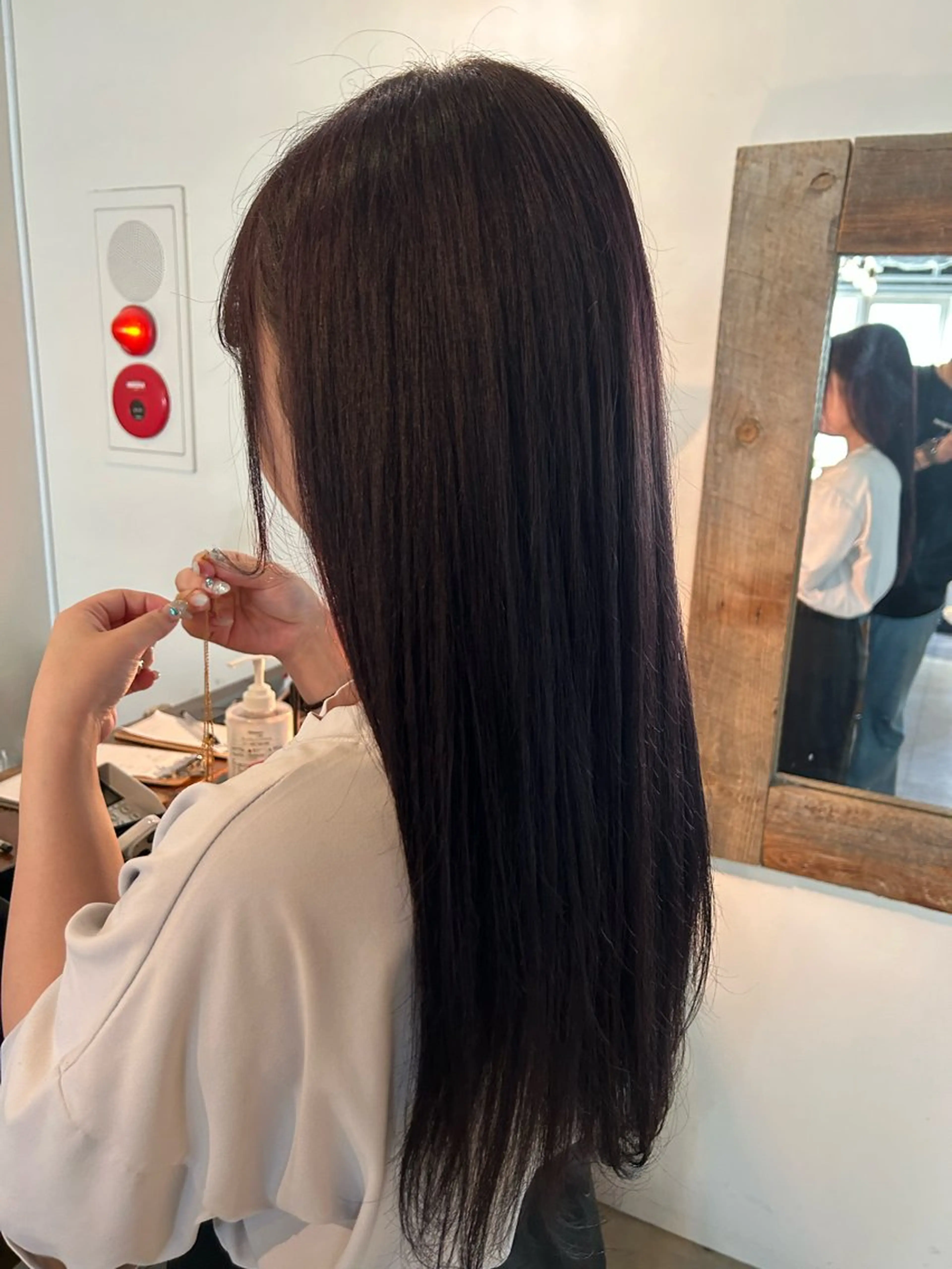 ロング カラー ヘアカラー トリートメント 🎨デザイン🥇 美髪・艶髪　日暮千敬のヘアスタイル