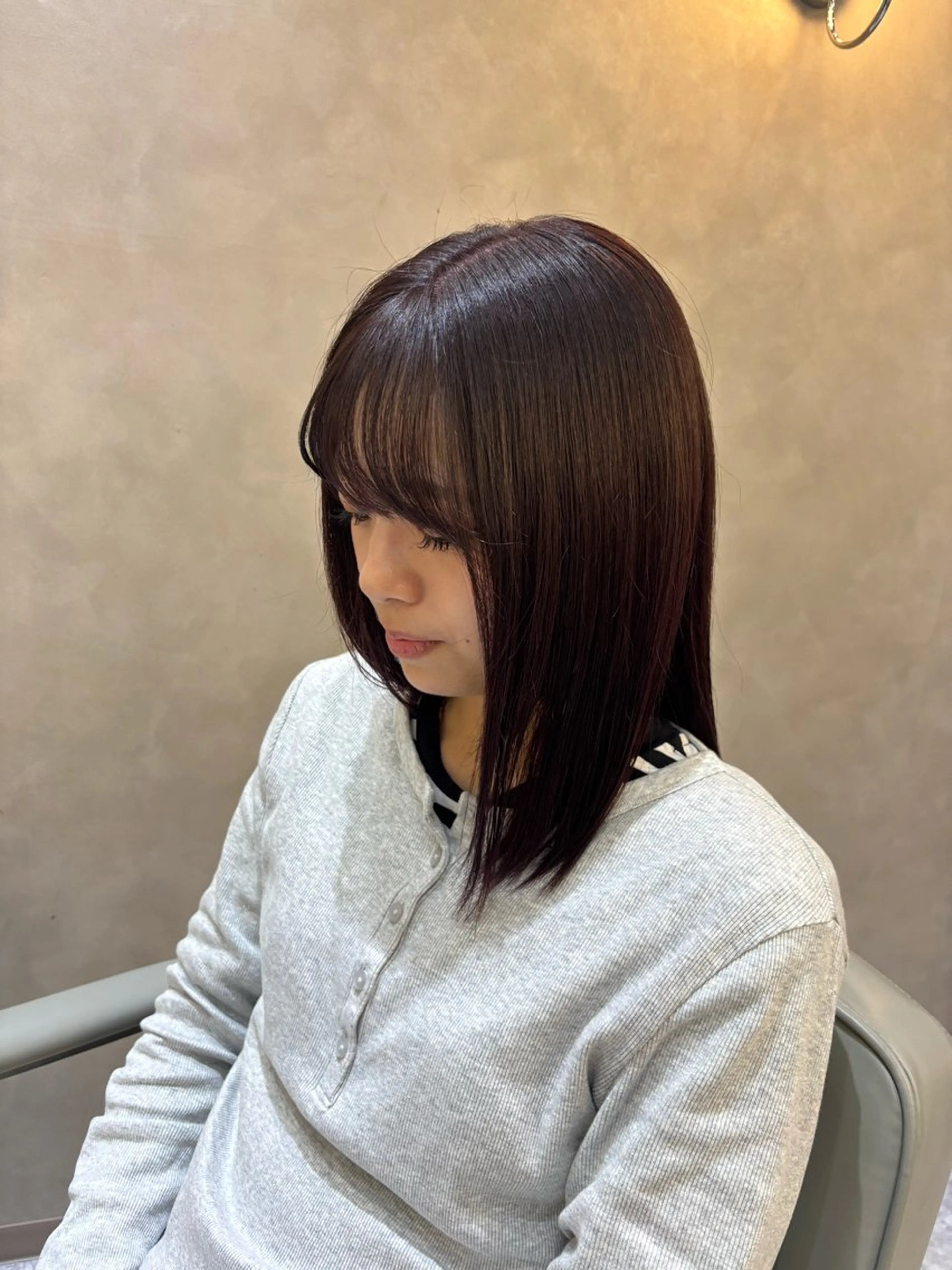 カラー ヘアカラー トリートメント zina karin୨୧˙˳⋆のヘアスタイル