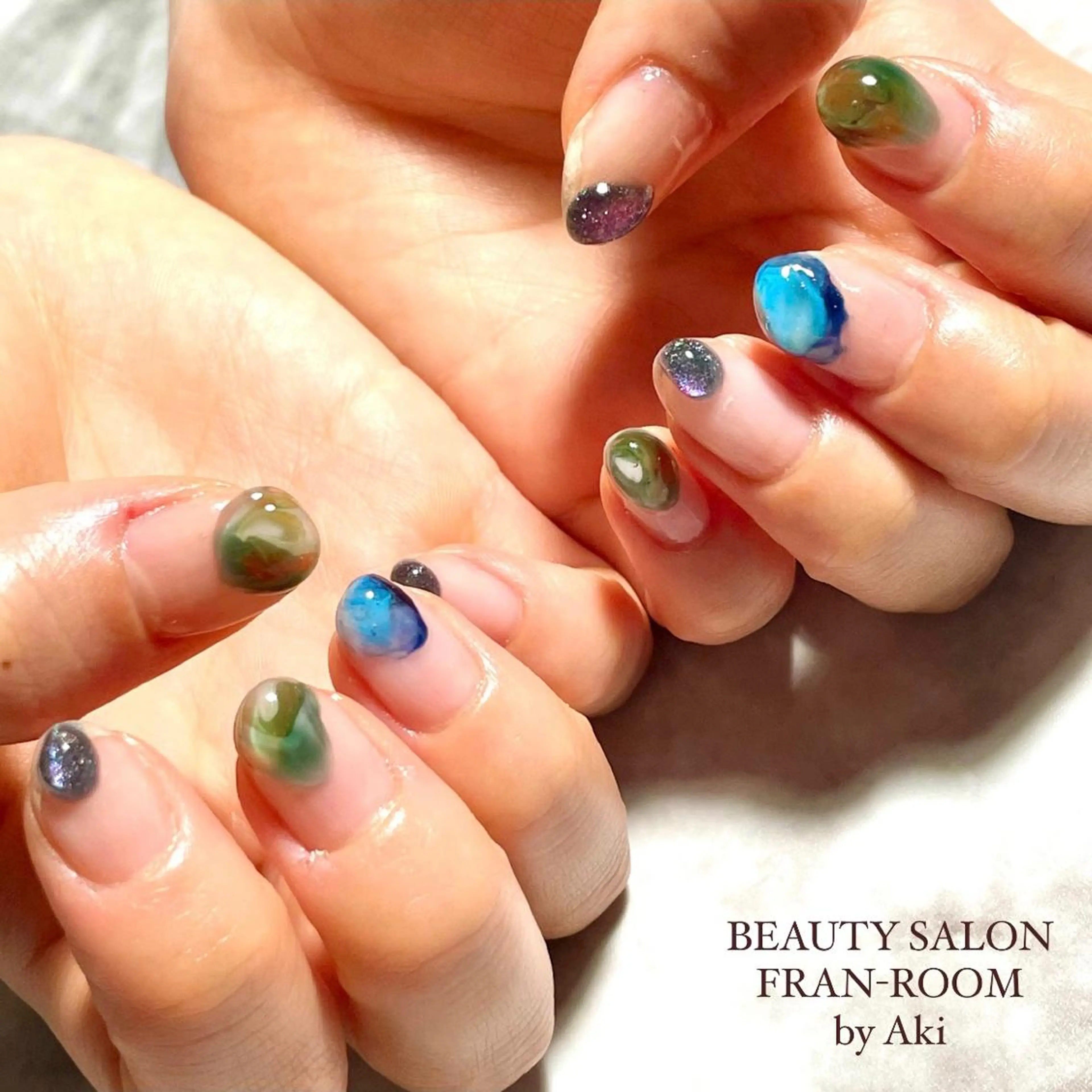 ネイル ジェルネイル パラジェル FRAN -ROOMのネイルデザイン