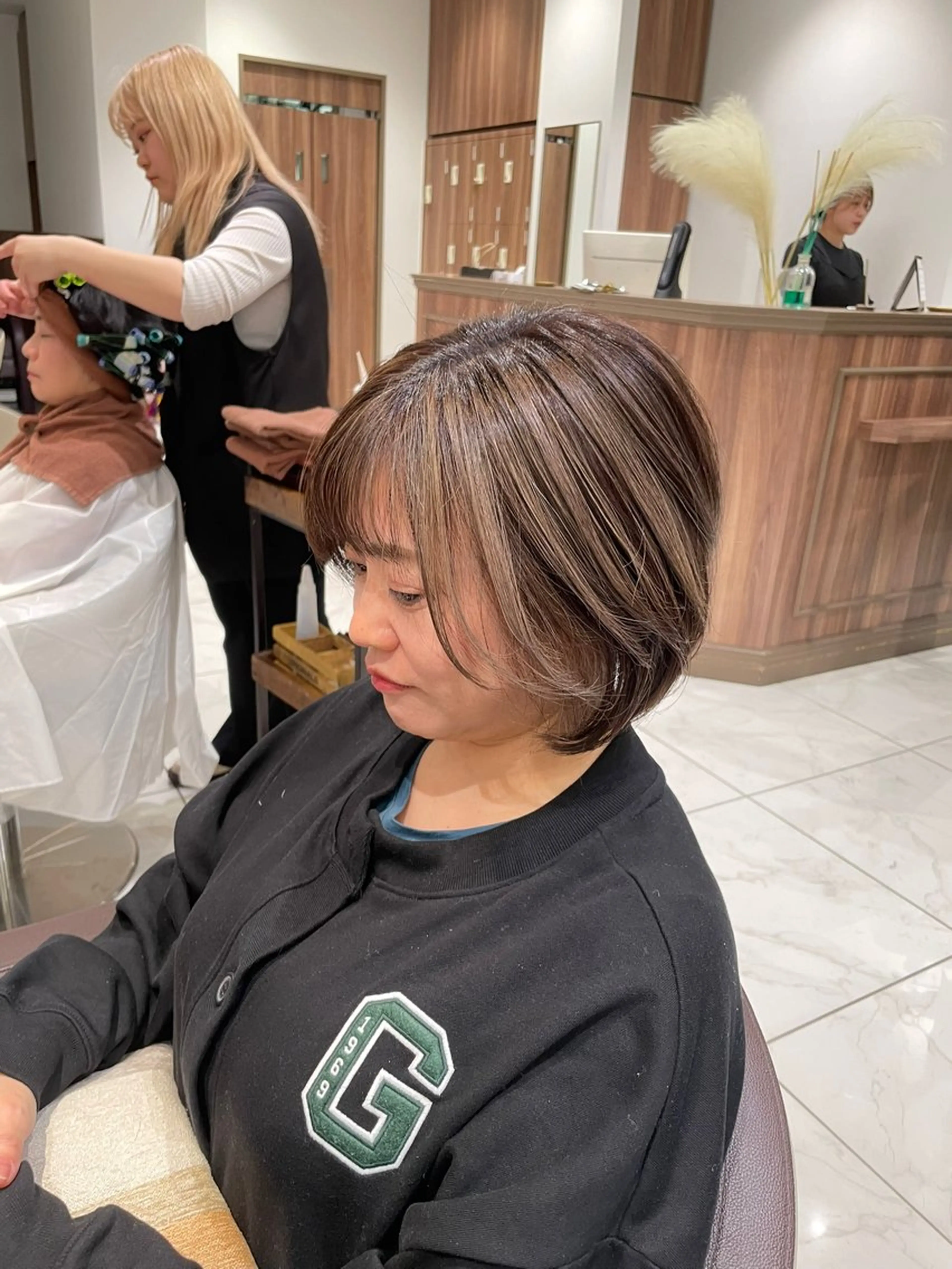 ショート カラー ヘアカラー 🇰🇷韓国ヘア★ 副店長.쿠리타⭐︎のヘアスタイル