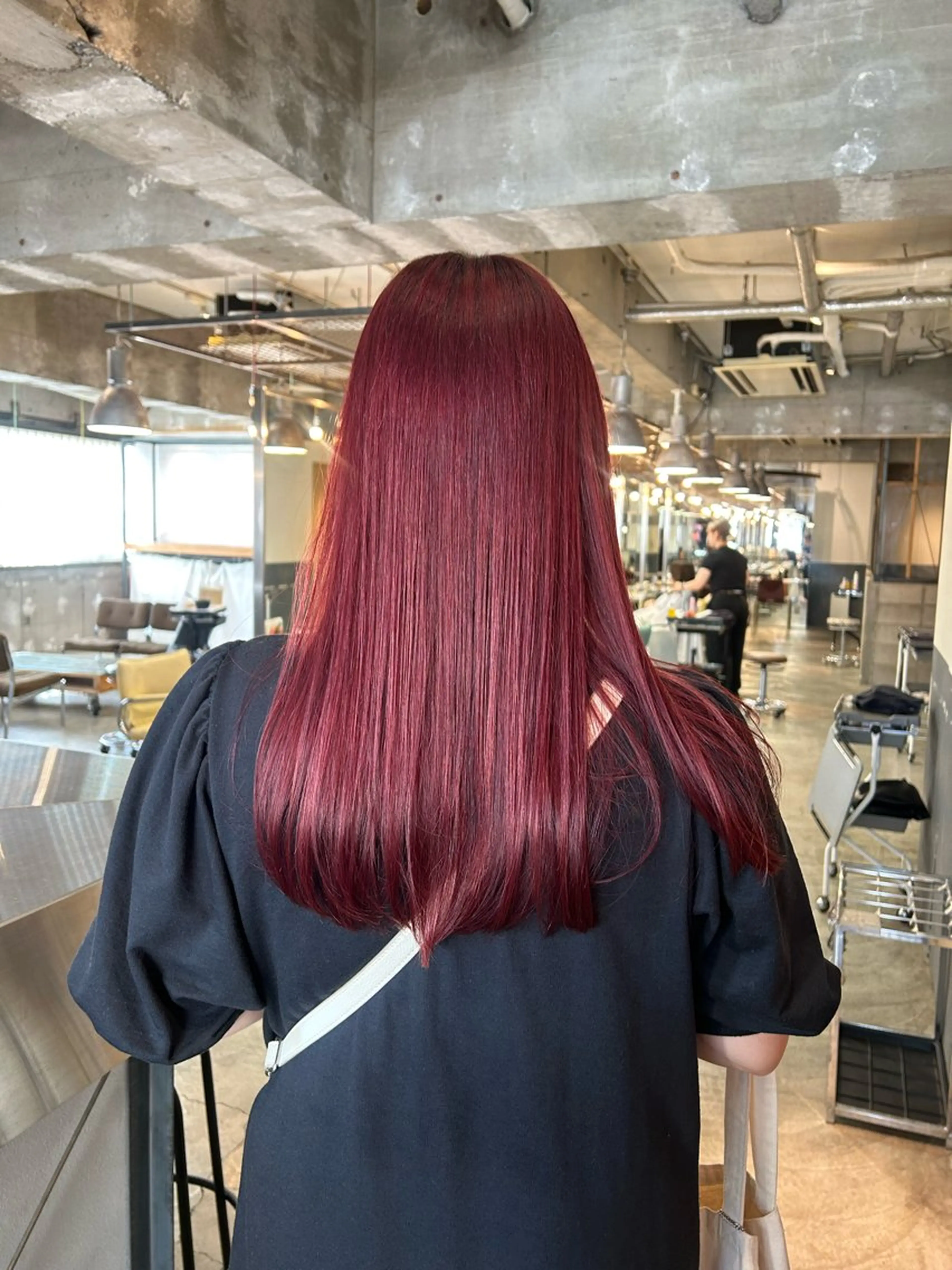 ロング カラー ブリーチ ダブルカラー ブリーチなしカラー ピンクカラー 海外レイヤー /NAGISAのヘアスタイル