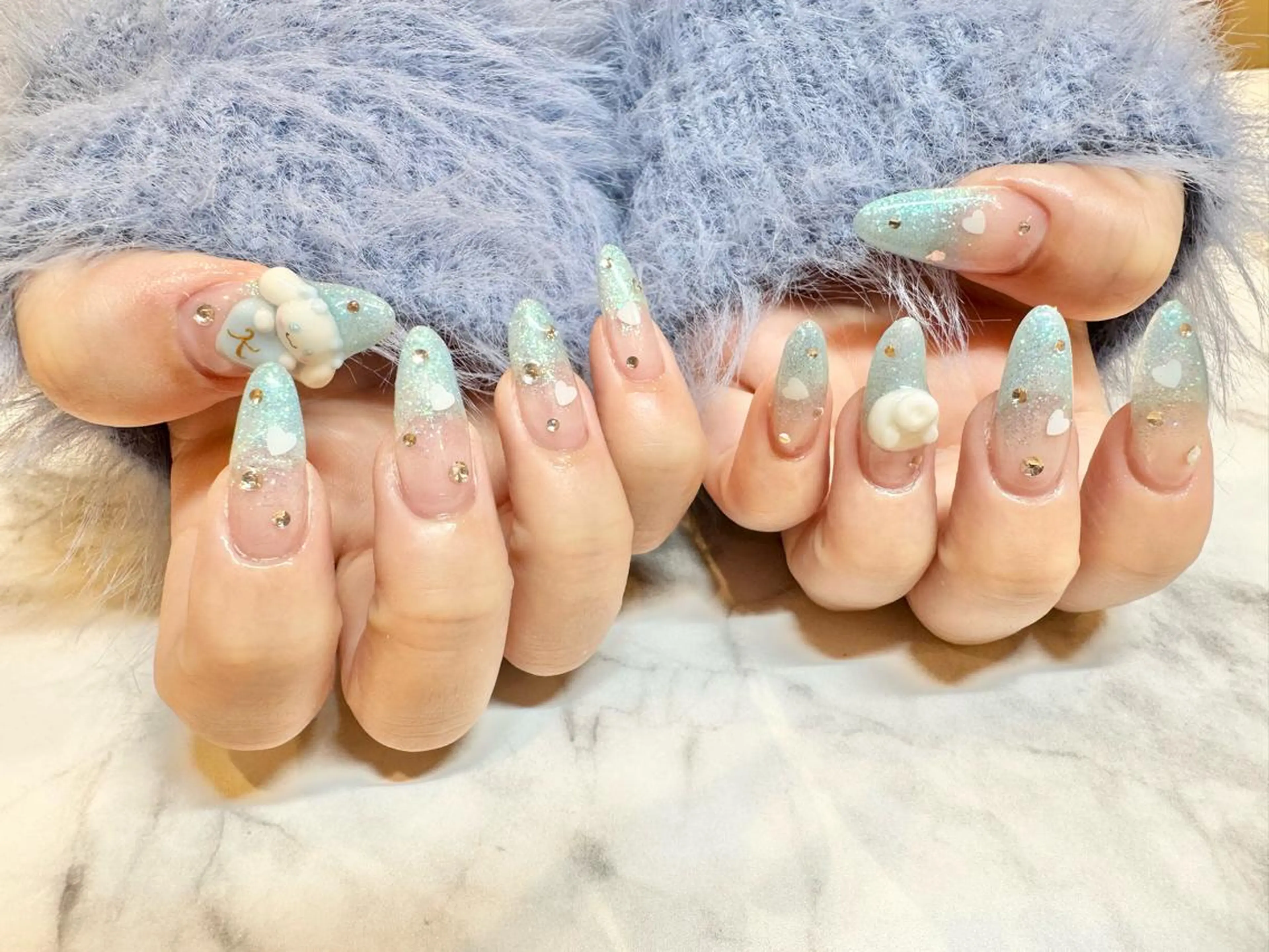 ネイル ロングネイル メンズネイル スカルプネイル スクエアネイル 痛ネイル🩶推し活 🤍店長sagawaのネイルデザイン