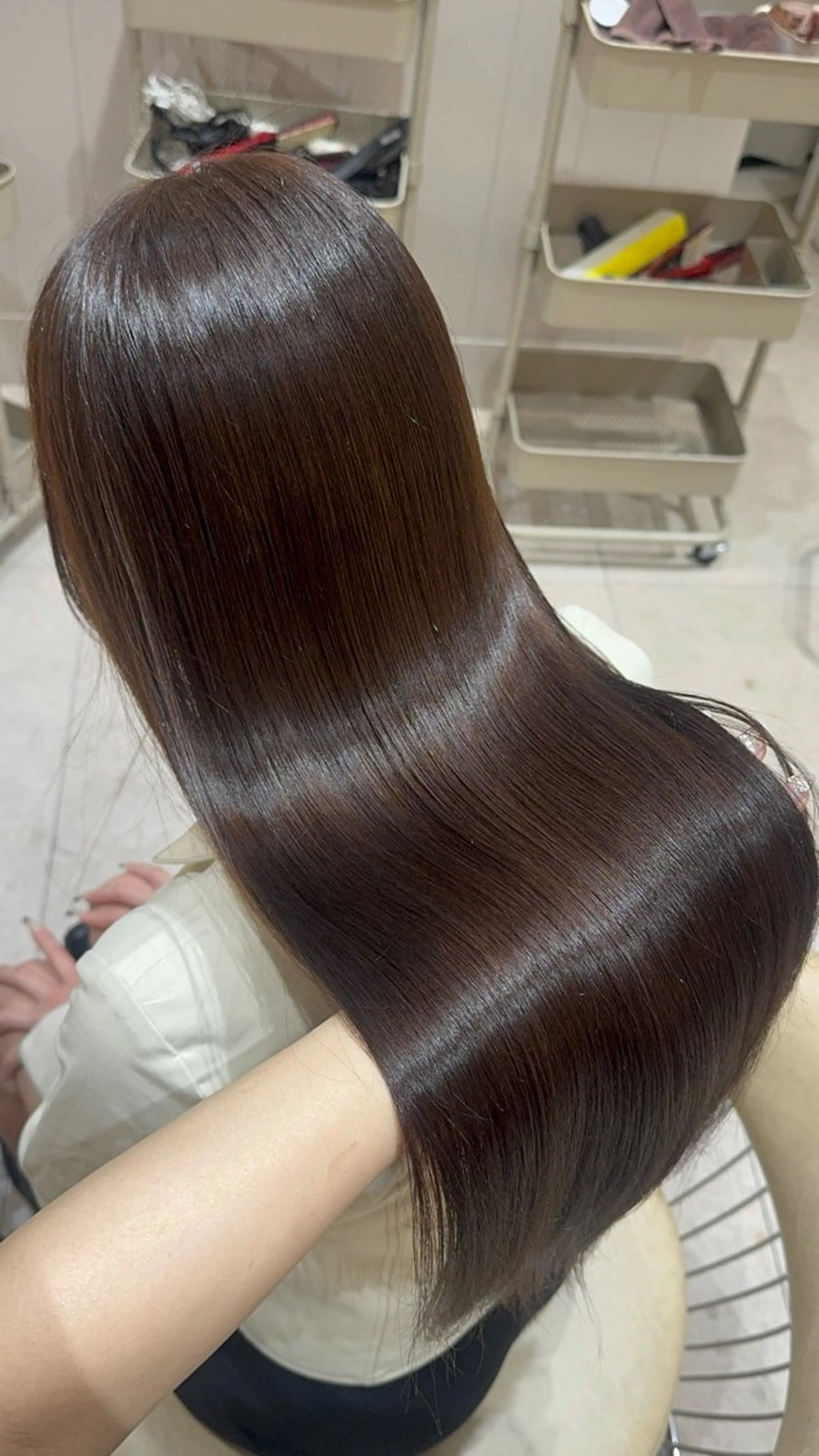 ロング カラー uuna♱/ユウナ トレンドhair🩶のヘアスタイル