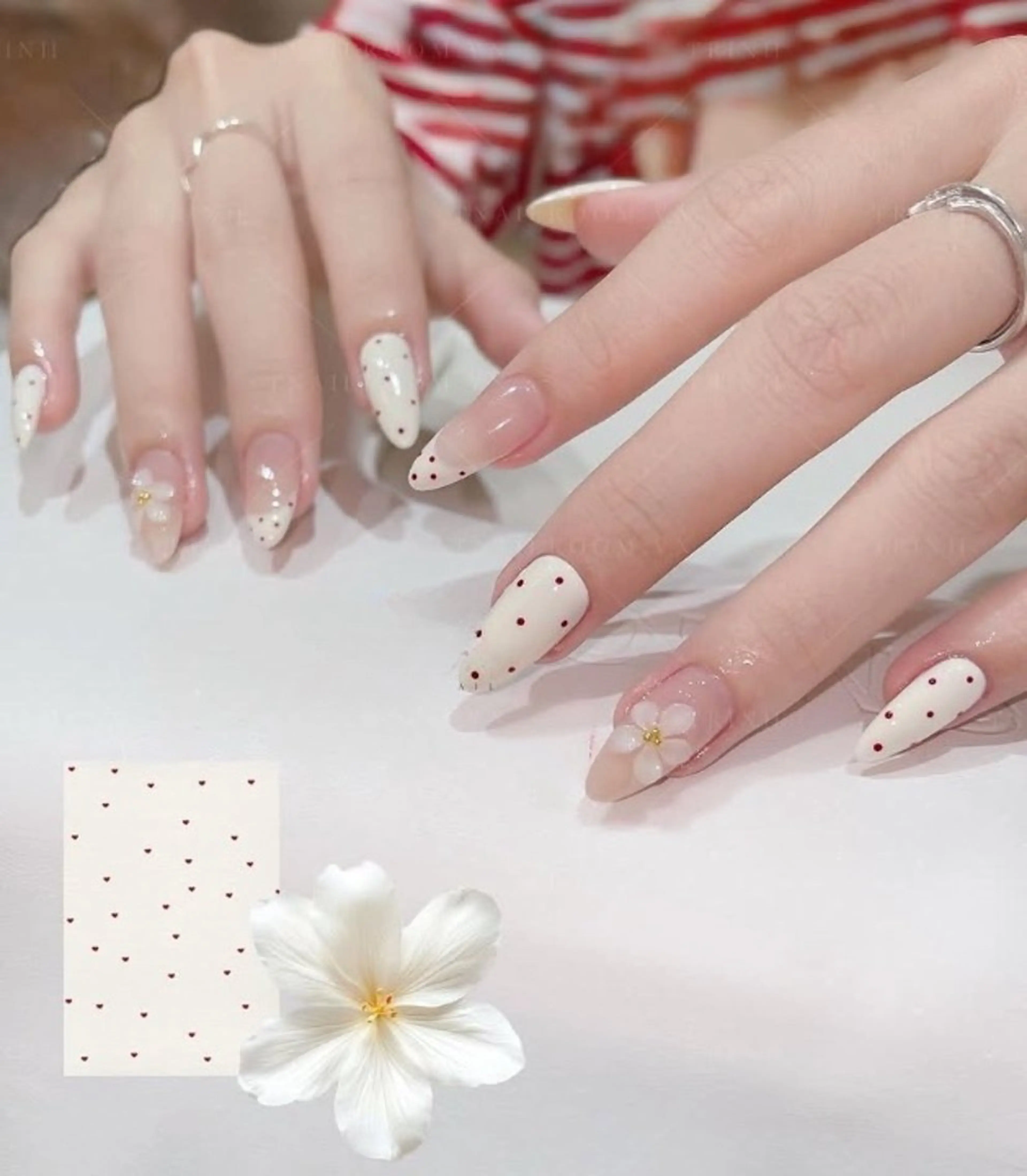 カラー グラデーションカラー ピンクカラー ハンドネイル AIN Nailのネイルデザイン