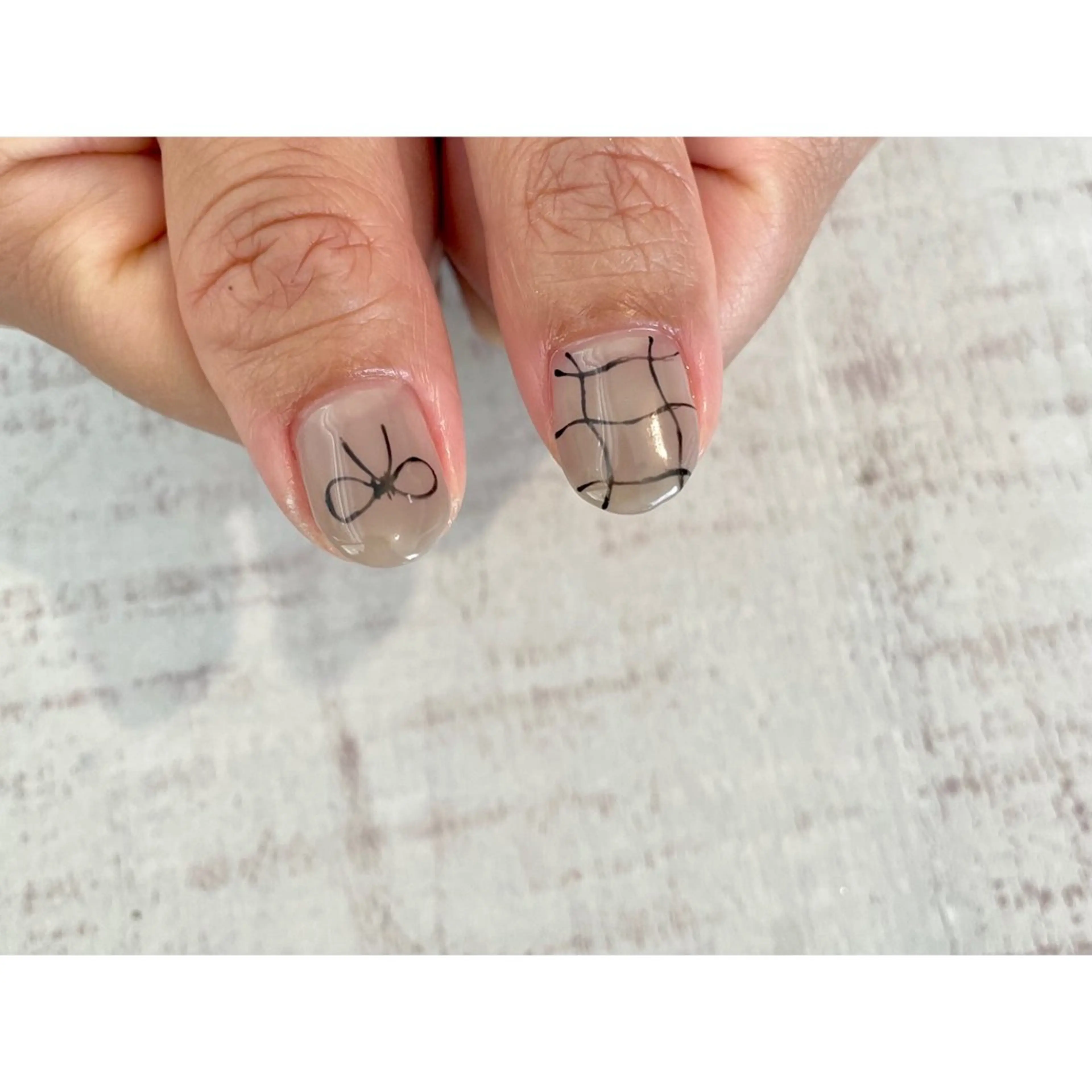 ネイル 𖡼 yumenoのネイルデザイン