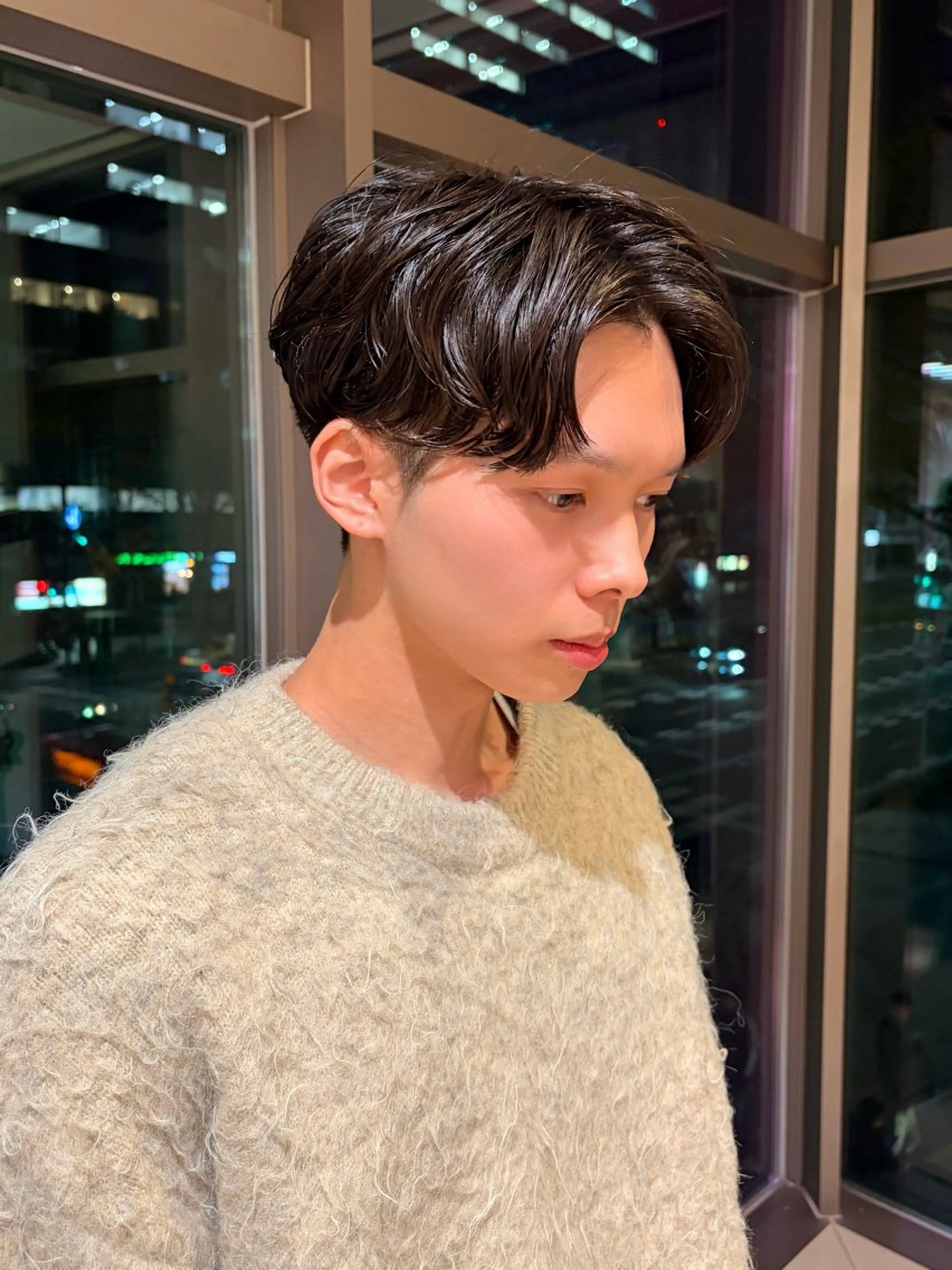 パーマ メンズ メンズパーマ カット パーマ Yamada Ami🪐のヘアスタイル