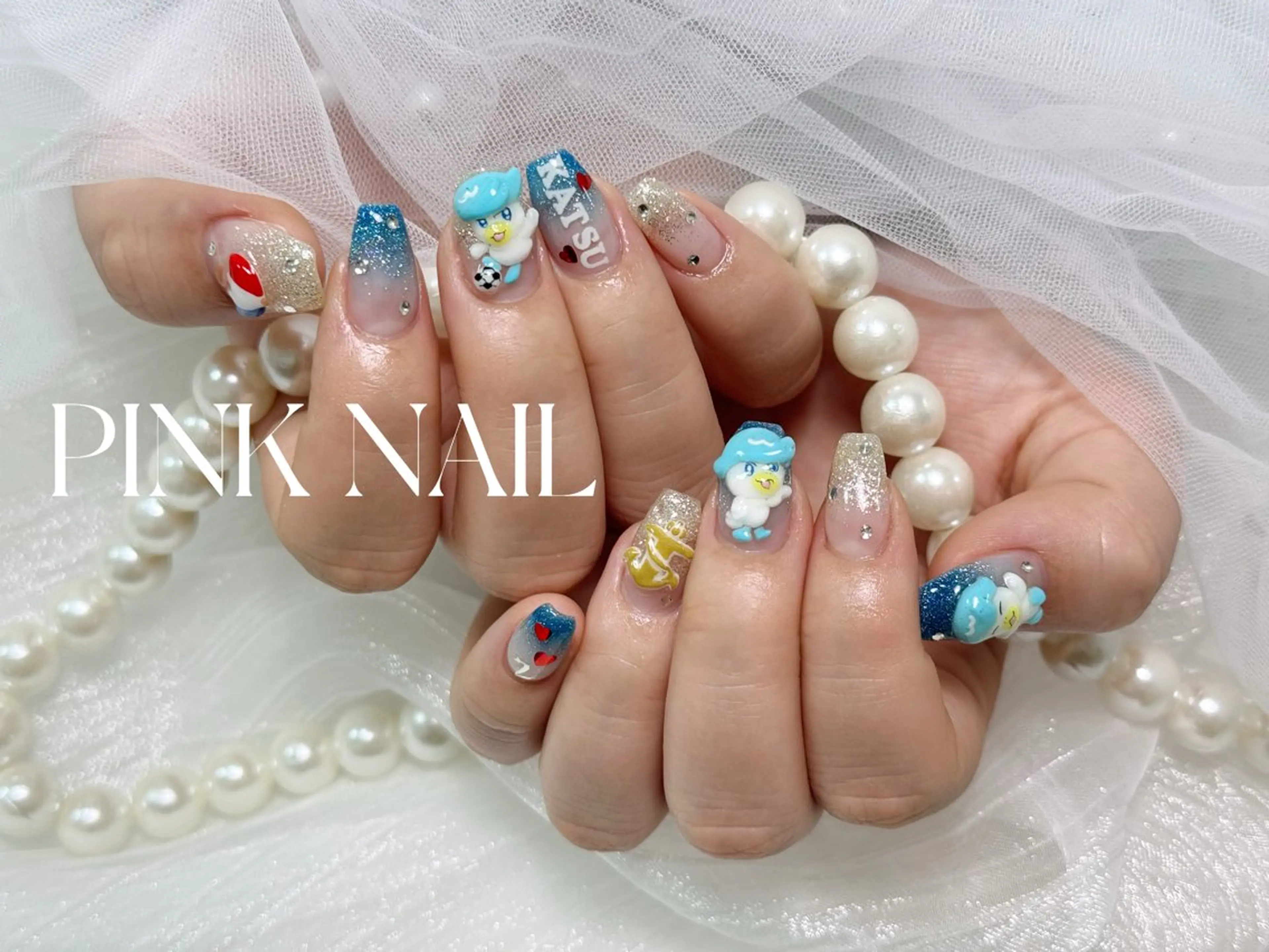 ネイル ハンドネイル pink nailのその他イメージ