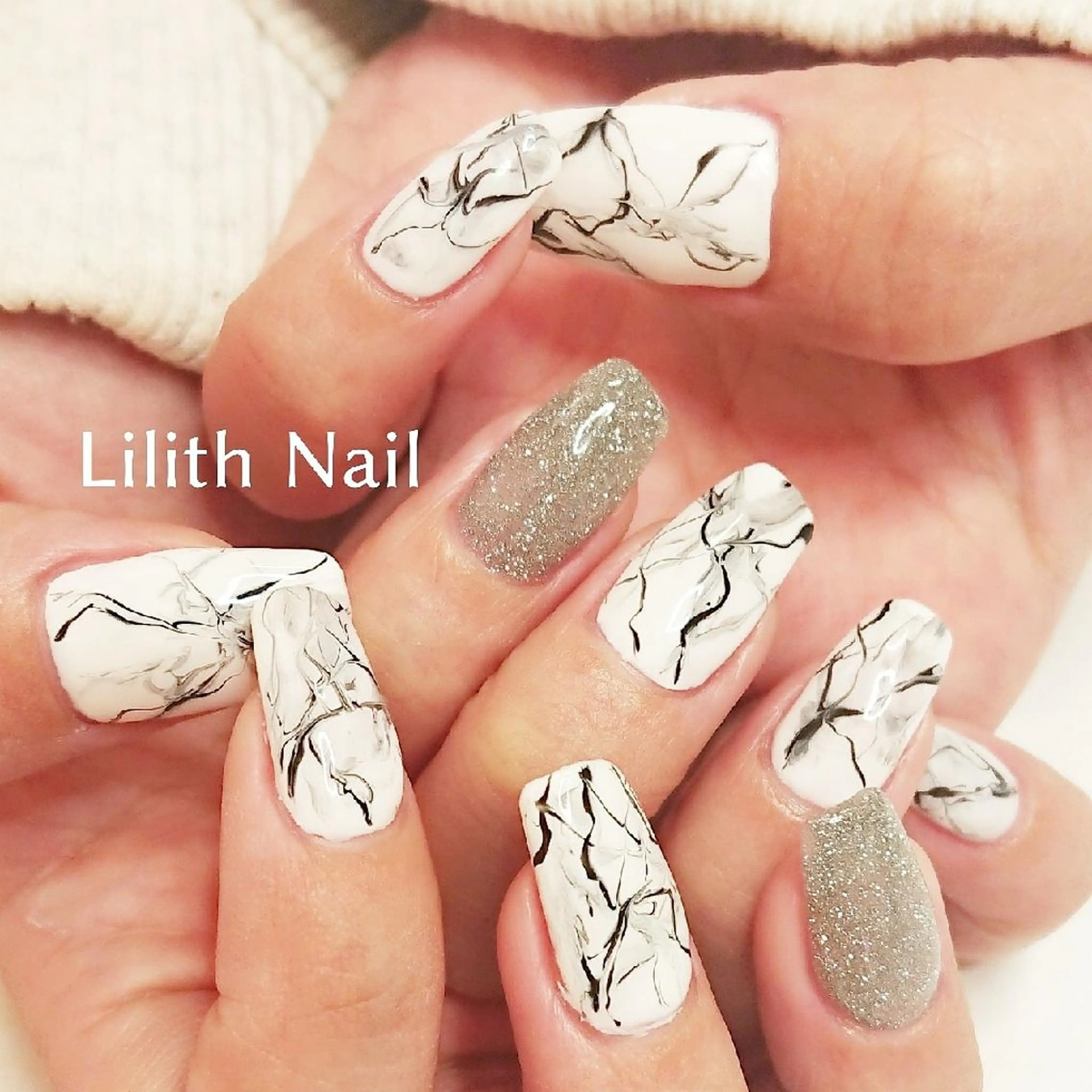 ネイル フラッシュネイル ハンドネイル Lilith Nailのネイルデザイン