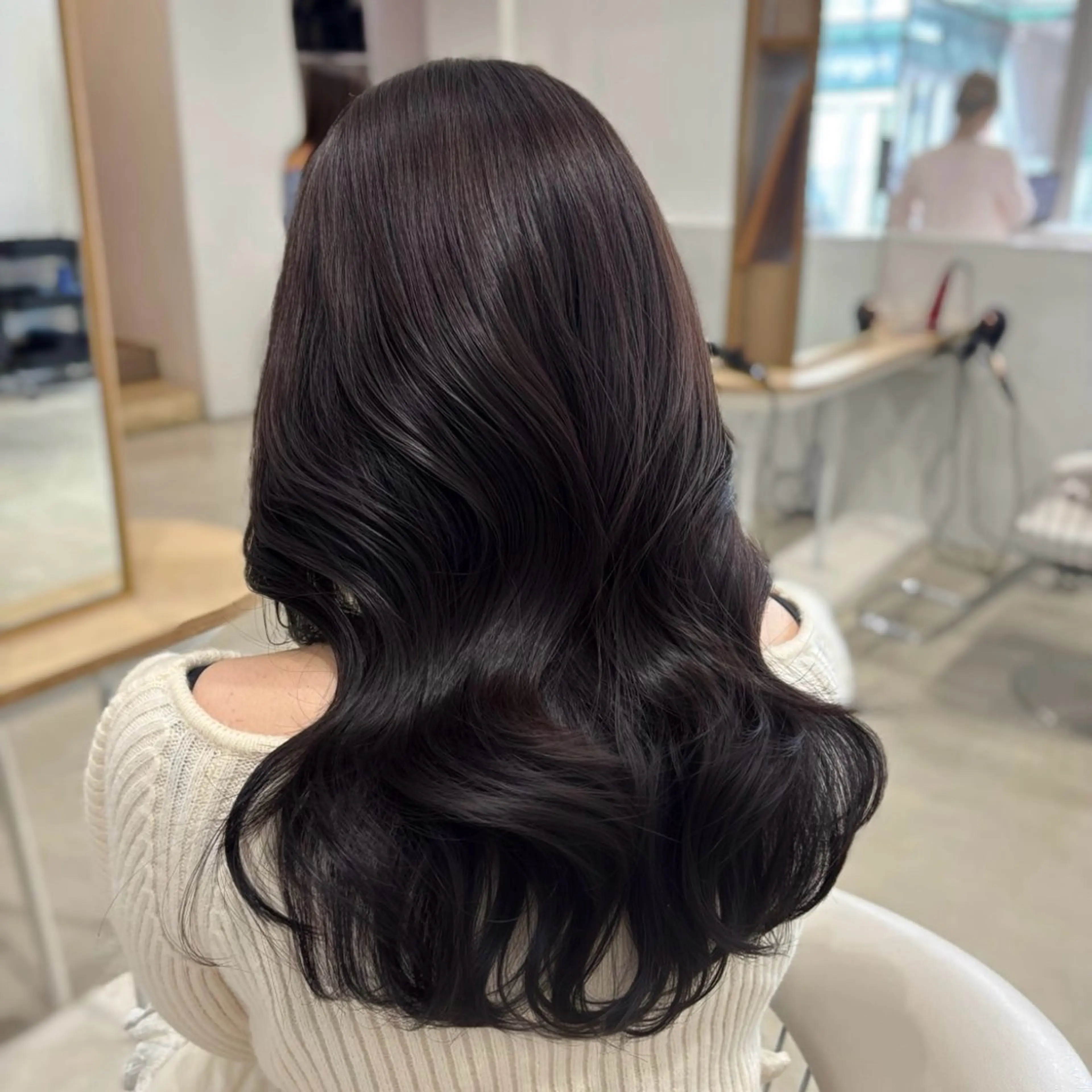 ロング カラー ヘアカラー トリートメント ✨縮毛矯正/ボブ✨ 佐藤 さくらのヘアスタイル