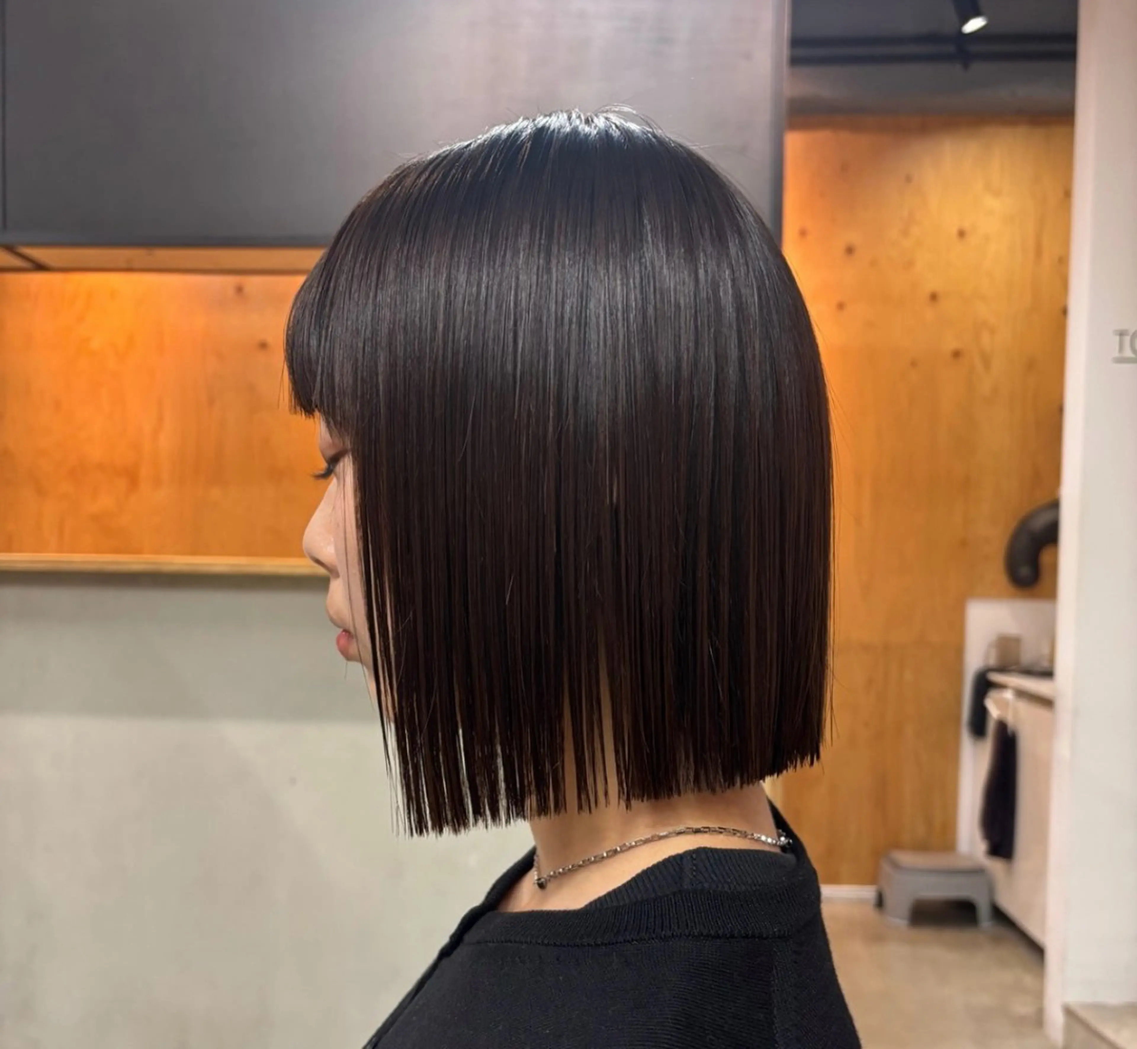 ミディアム note キシモト ハルカのヘアスタイル