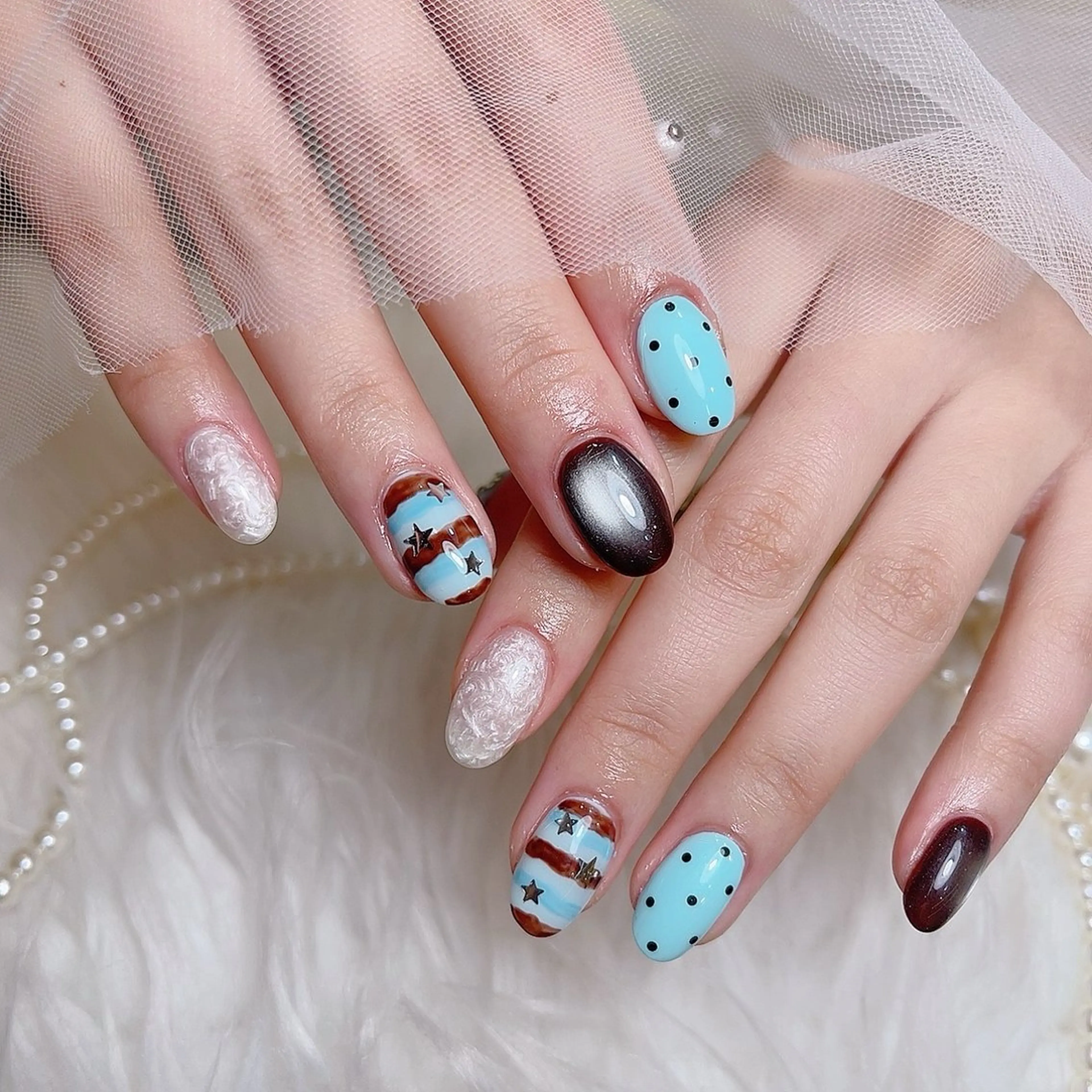 ネイル 夏ネイル ハンドネイル Chiin Nailのネイルデザイン
