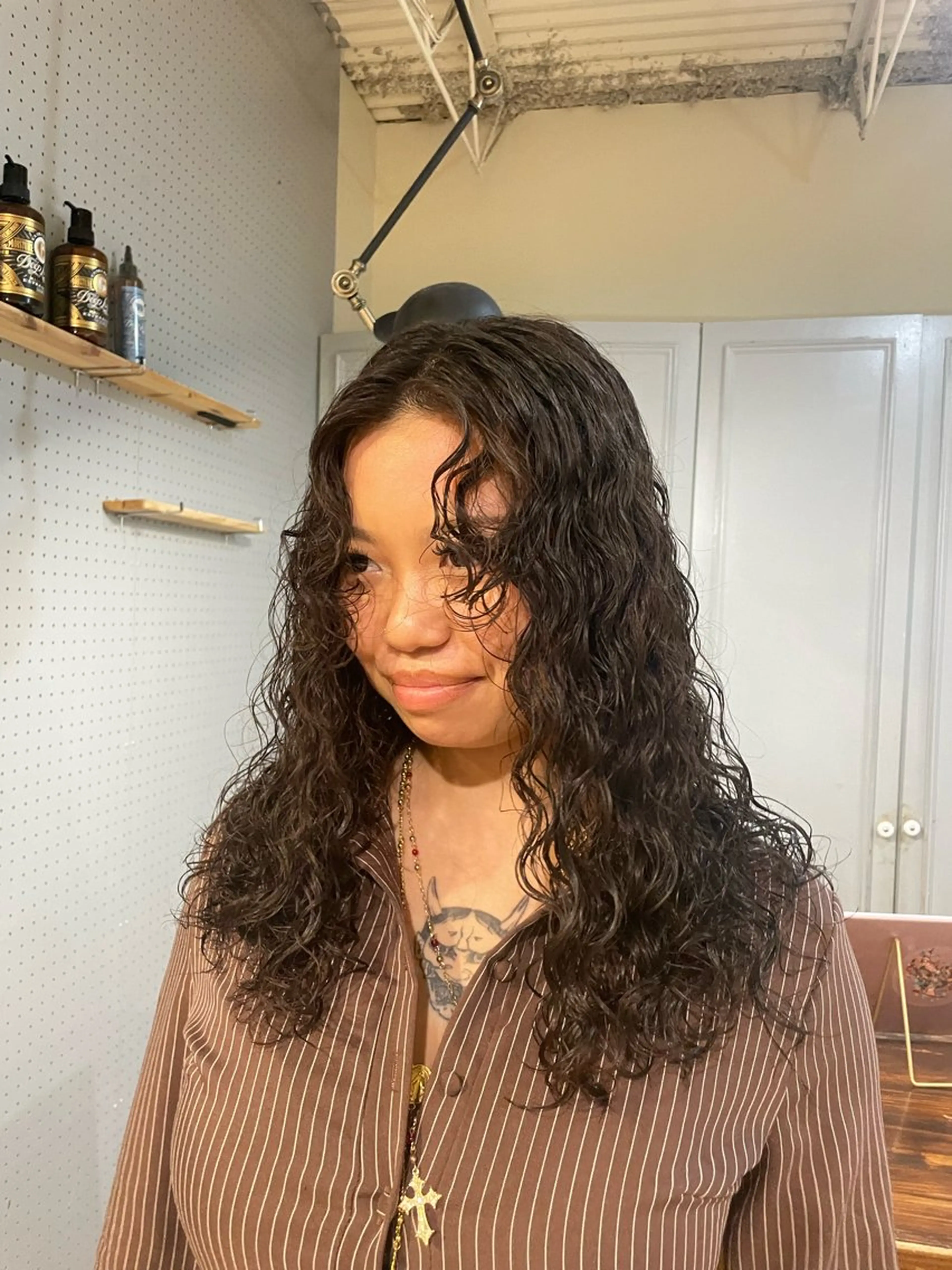 ロング パーマ カット パーマ 🤩噂のMr.髪ポジ ティブ®️yu🤩のヘアスタイル