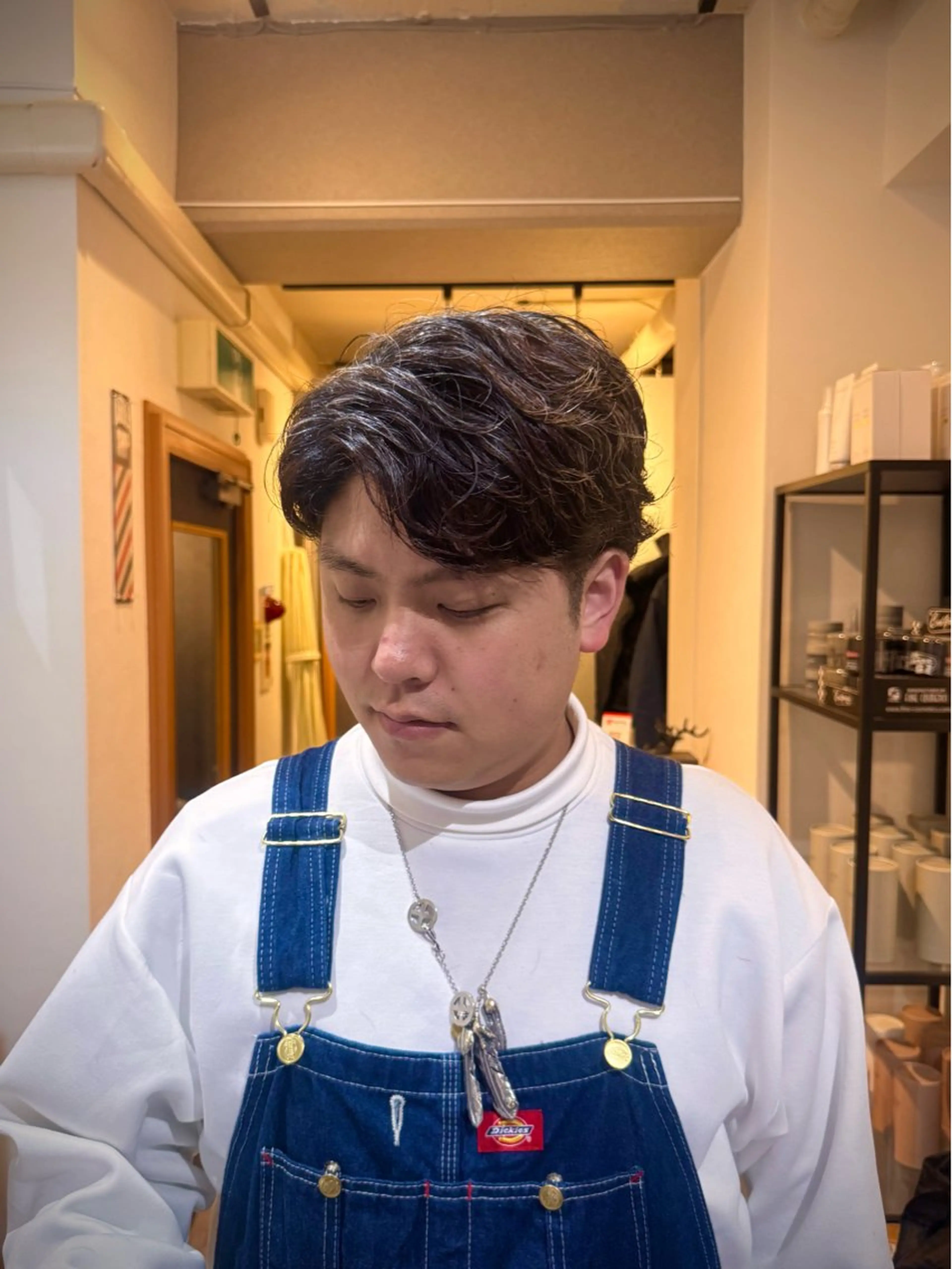 ショート パーマ メンズ メンズパーマ ニュアンスパーマ カット パーマ 立川メンズカット/ メンズパーマ💈三上のヘアスタイル