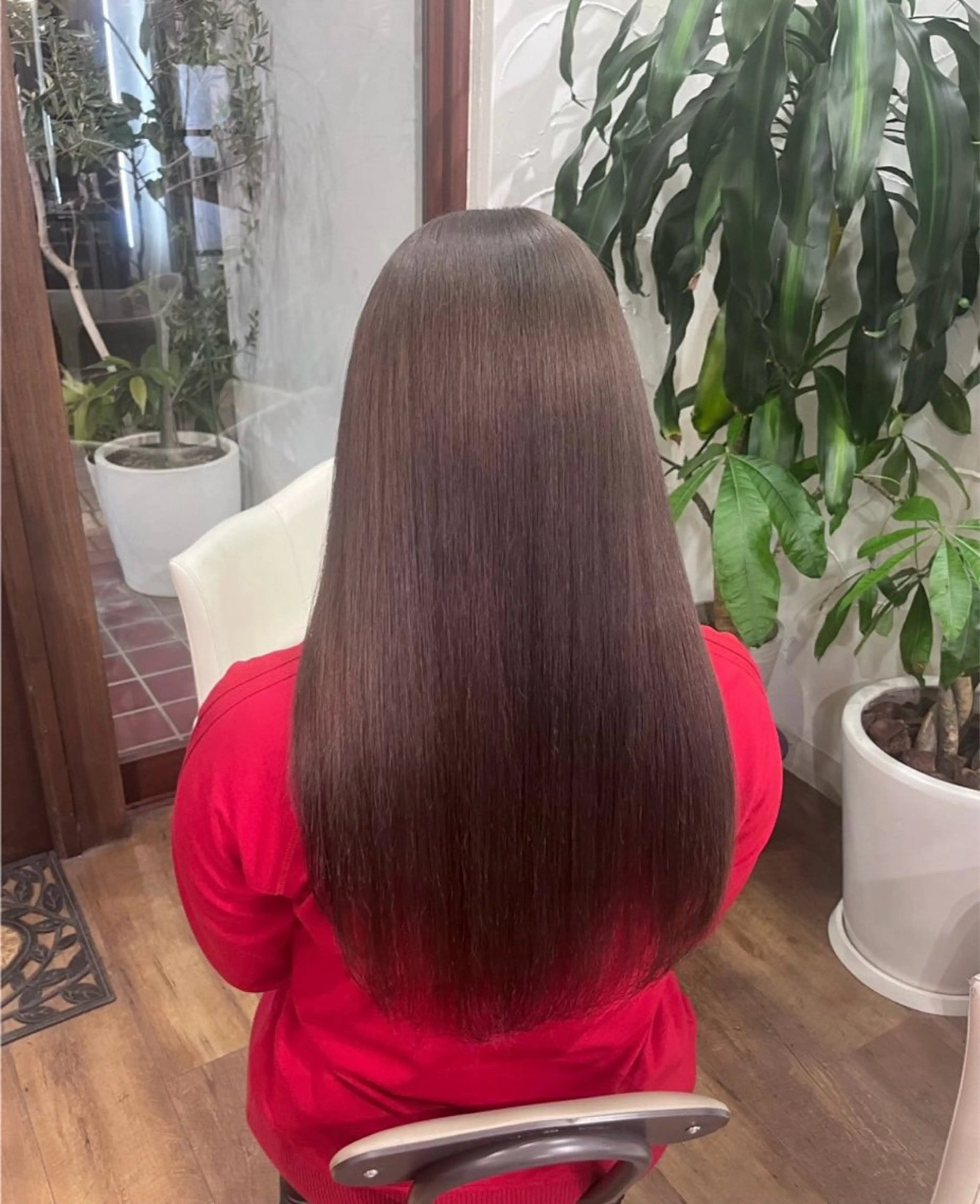 ロング トリートメント ヘッドスパ 角田 満帆のヘアスタイル