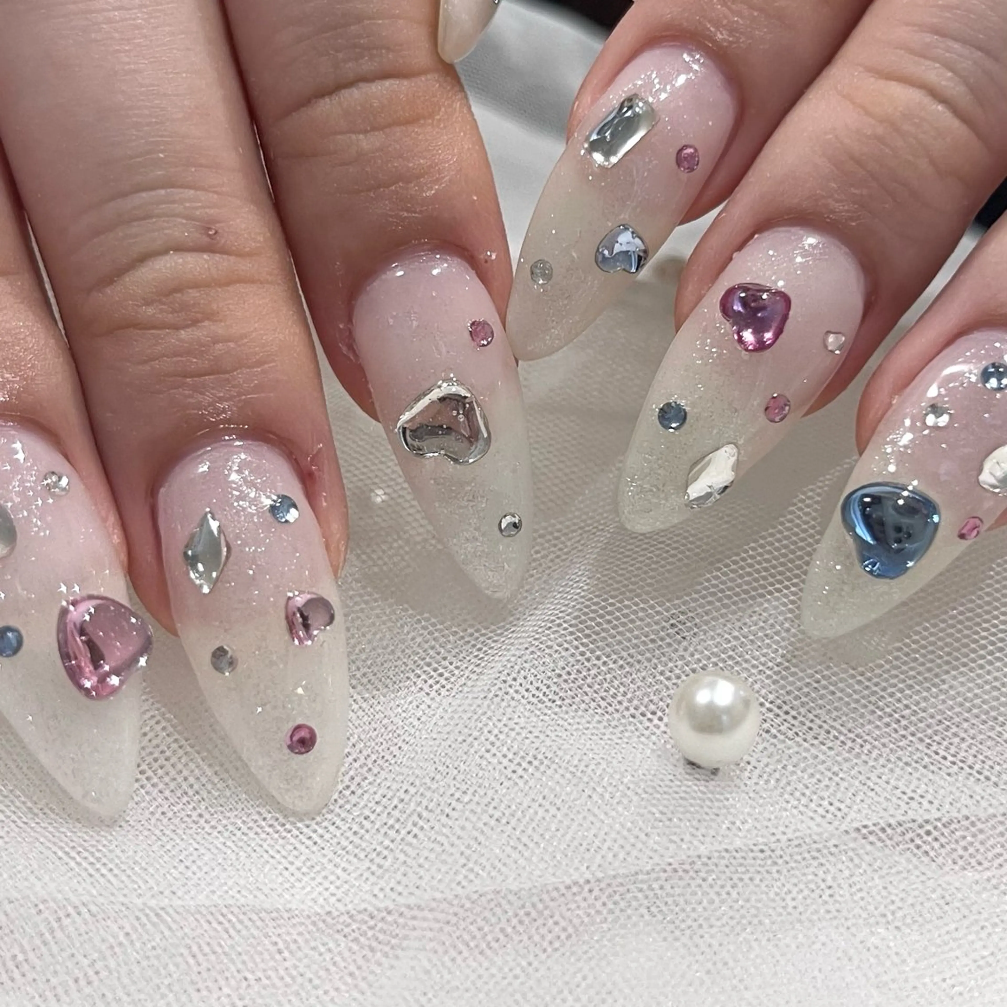 ネイル ハンドネイル 🧁fein. nana🩵のネイルデザイン