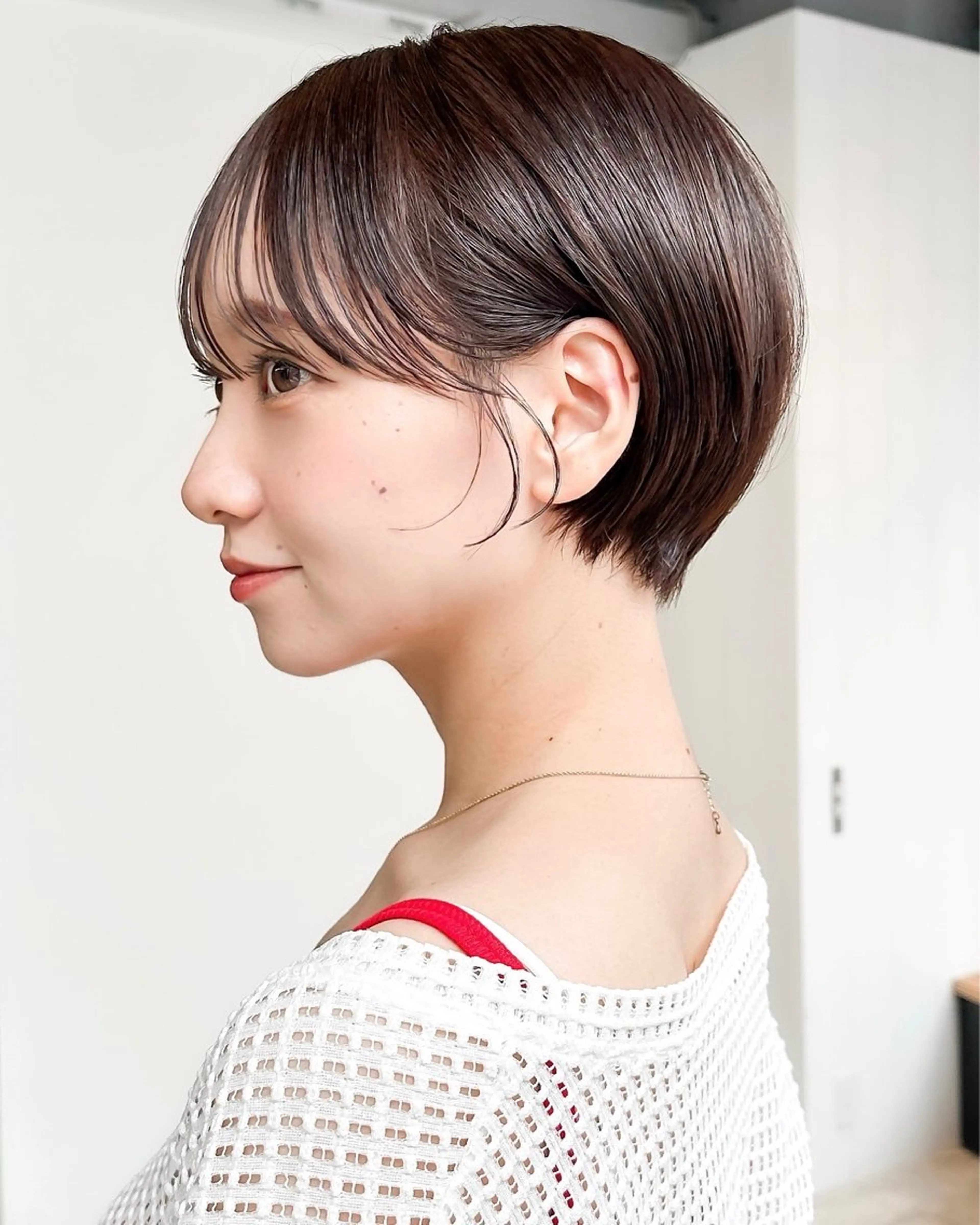 ショート ハイトーン/レイヤー 池袋/yumeのヘアスタイル