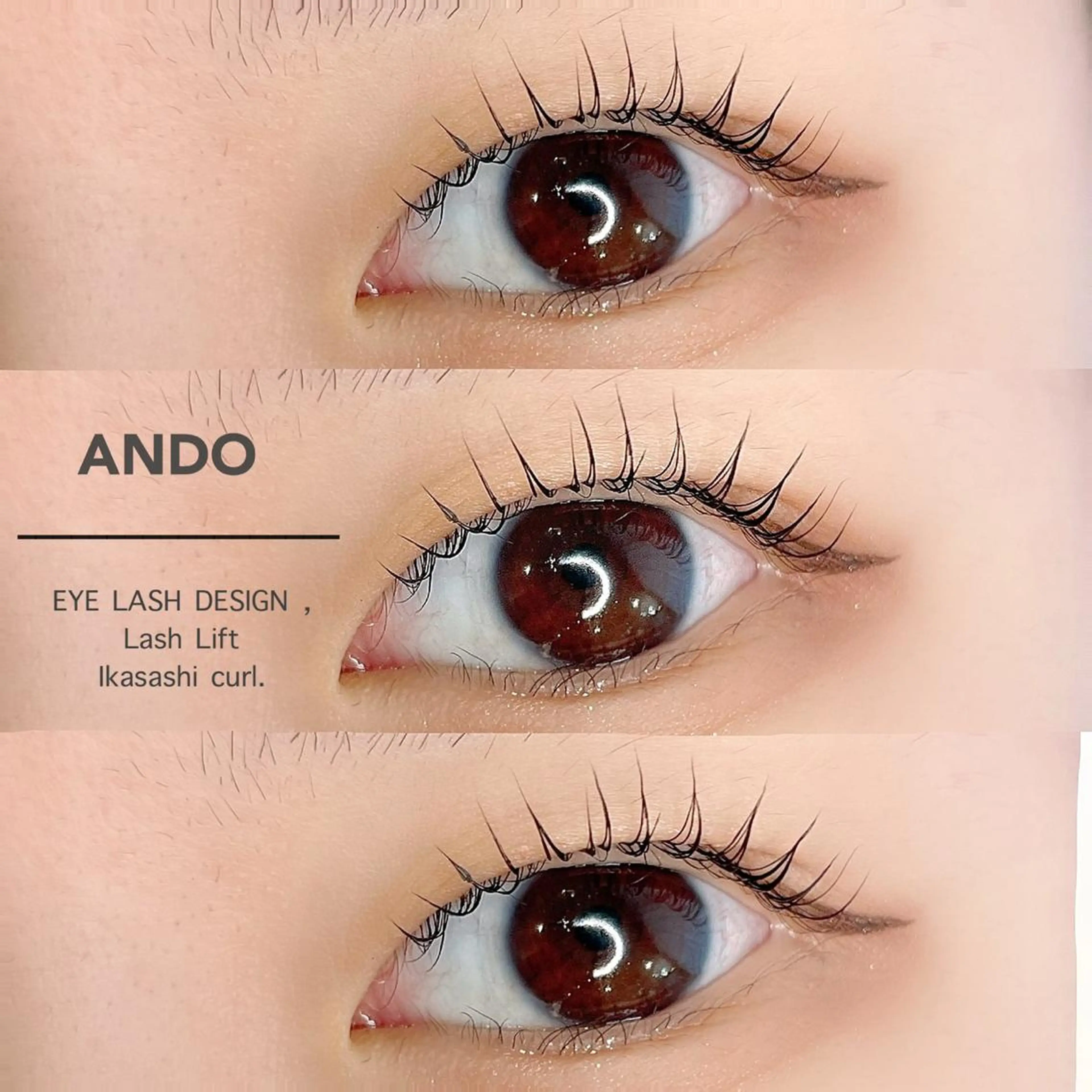 マツエク・マツパ マツパ ANDO HIKARIのマツエク・マツパデザイン