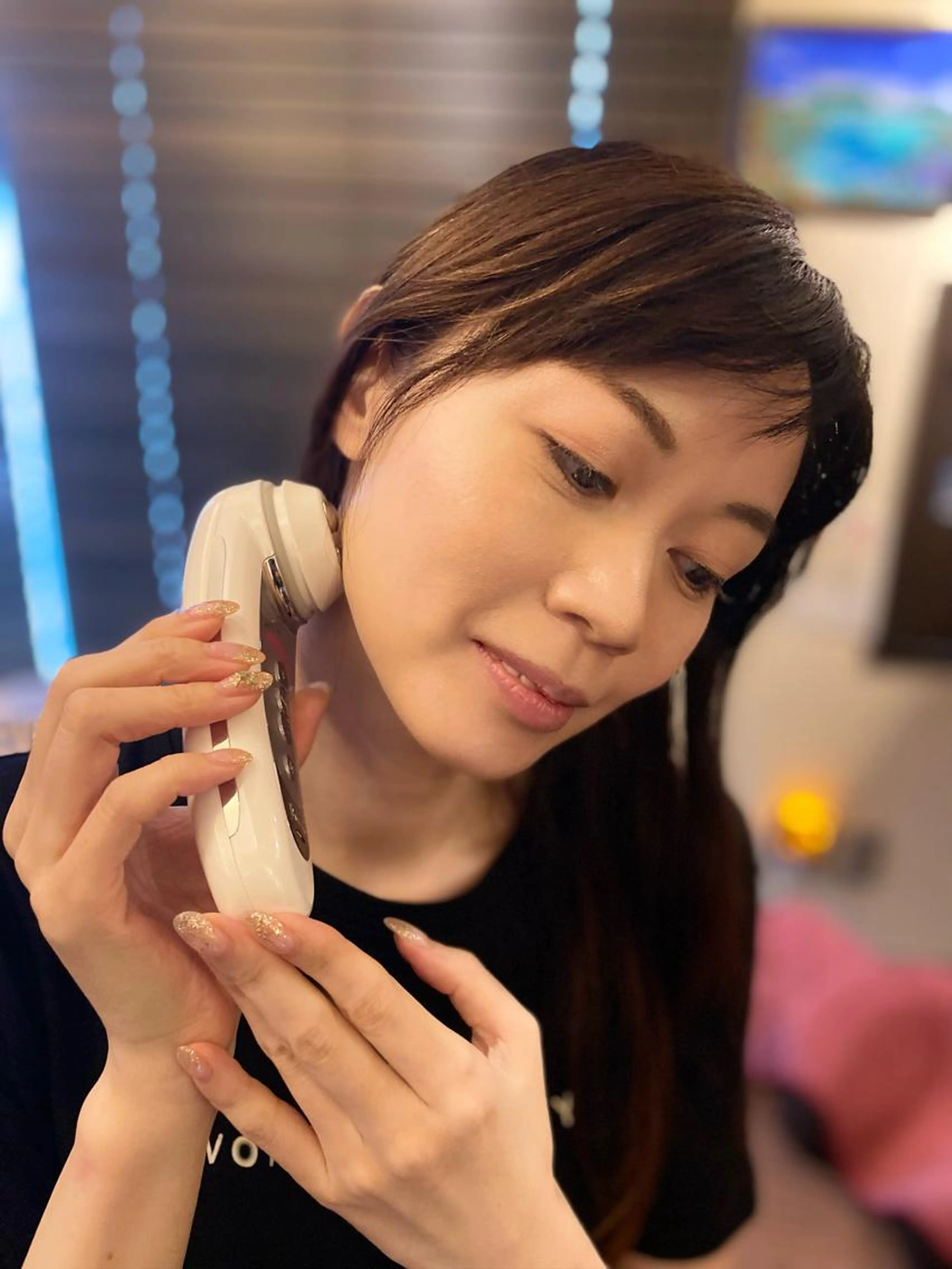 人気4位🏅💄瞬間小顔💄表情筋EMS(セルキュア美顔器使用)20分という短時間で小顔‼️お出かけ前に瞬間小顔に😀の写真