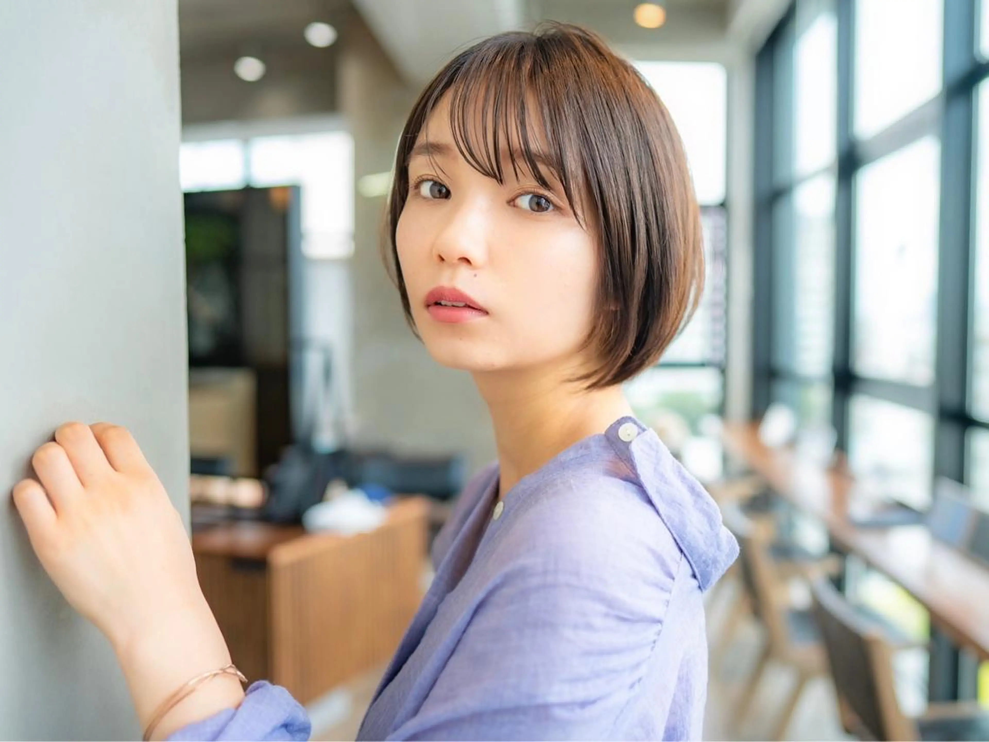 ショート カラー カット 🉐レイヤー/塩見 弘樹🉐渋谷のヘアスタイル