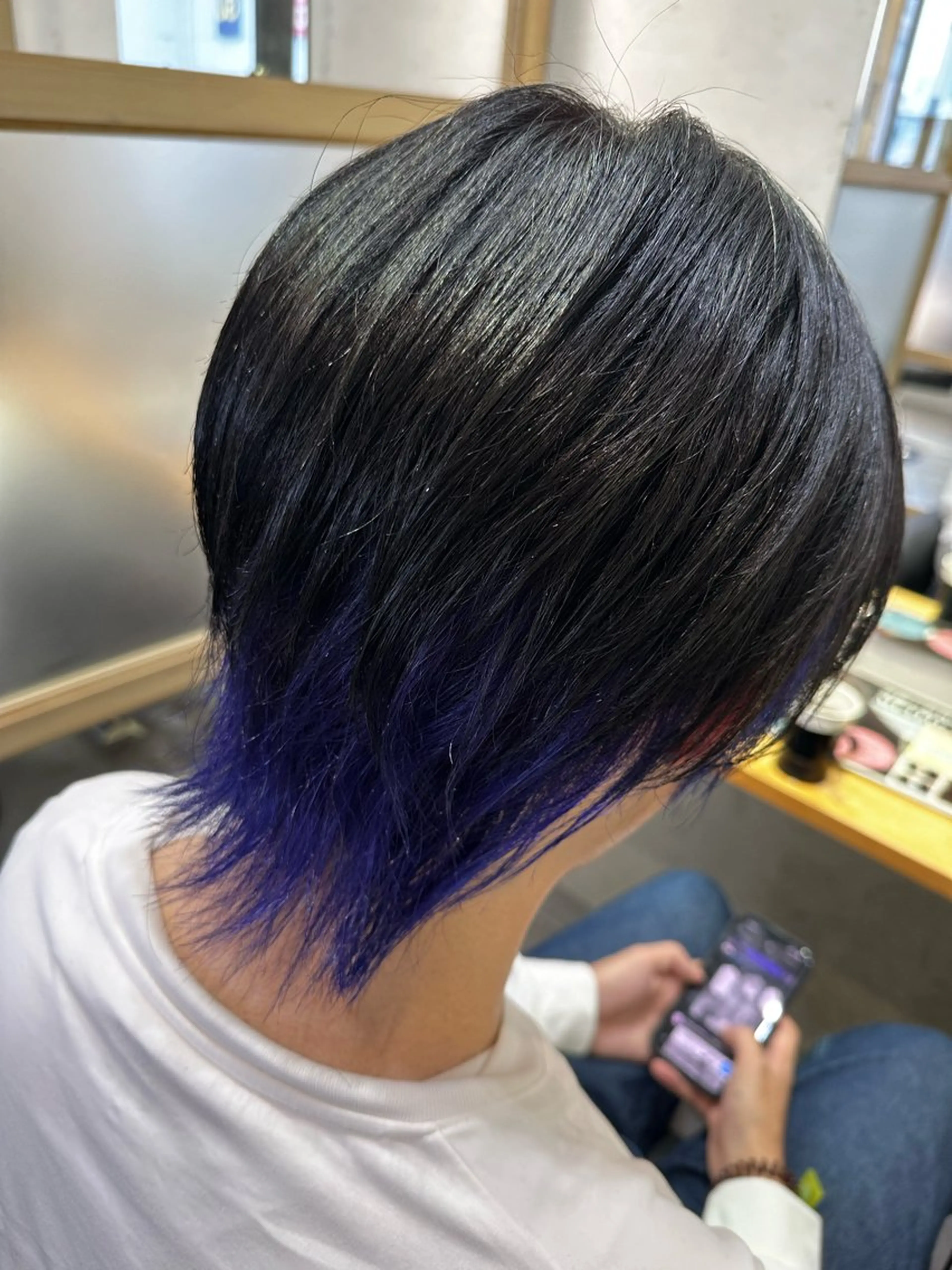 ショート カラー メンズ カット ヘアカラー JOS所属・上野/エフェクトブリ ーチ✂︎touiのヘアスタイル