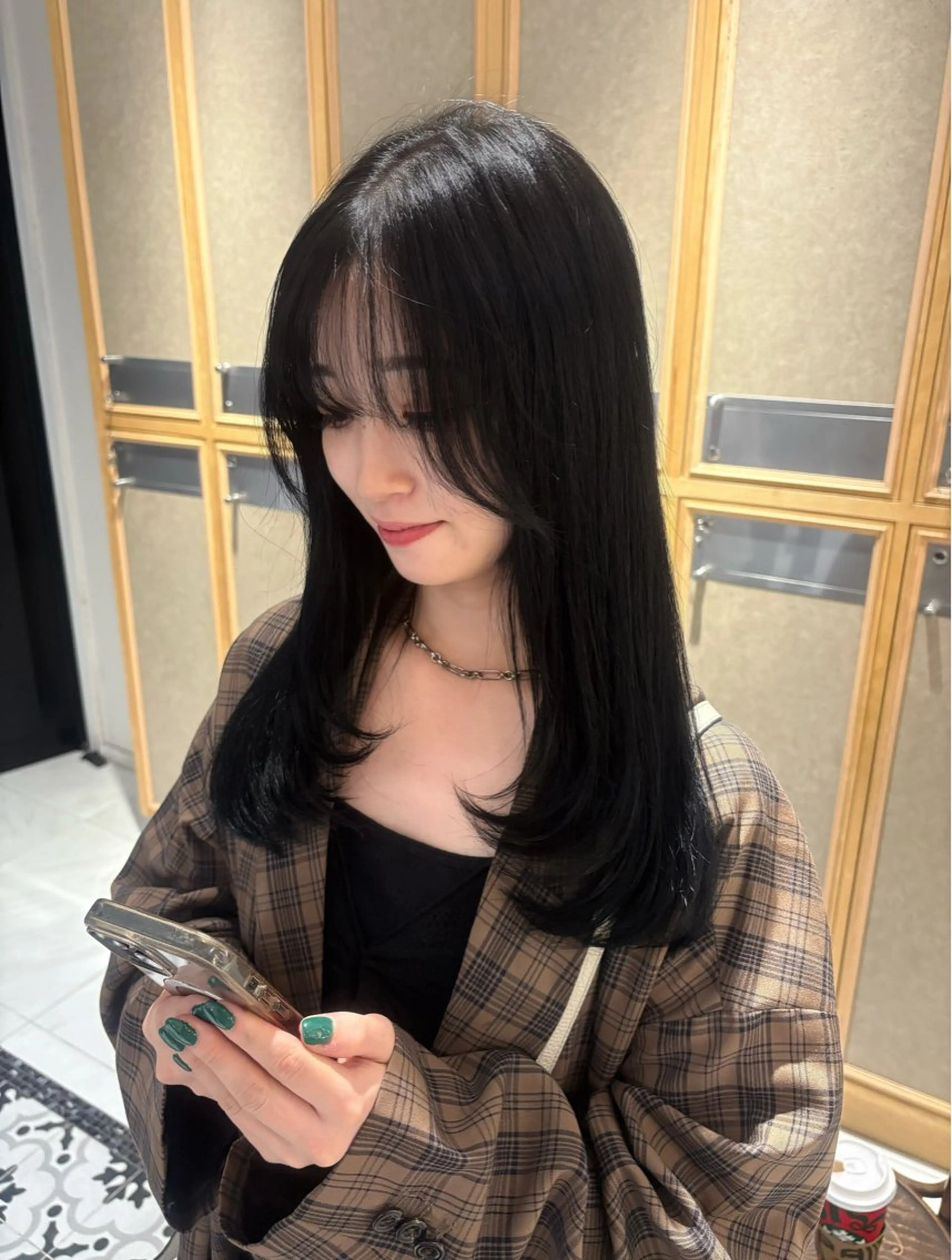 ロング カラー カット ヘアカラー トリートメント ヘッドスパ ヘアセット 垢抜け/レイヤー /艶カラー🪼風香のヘアスタイル