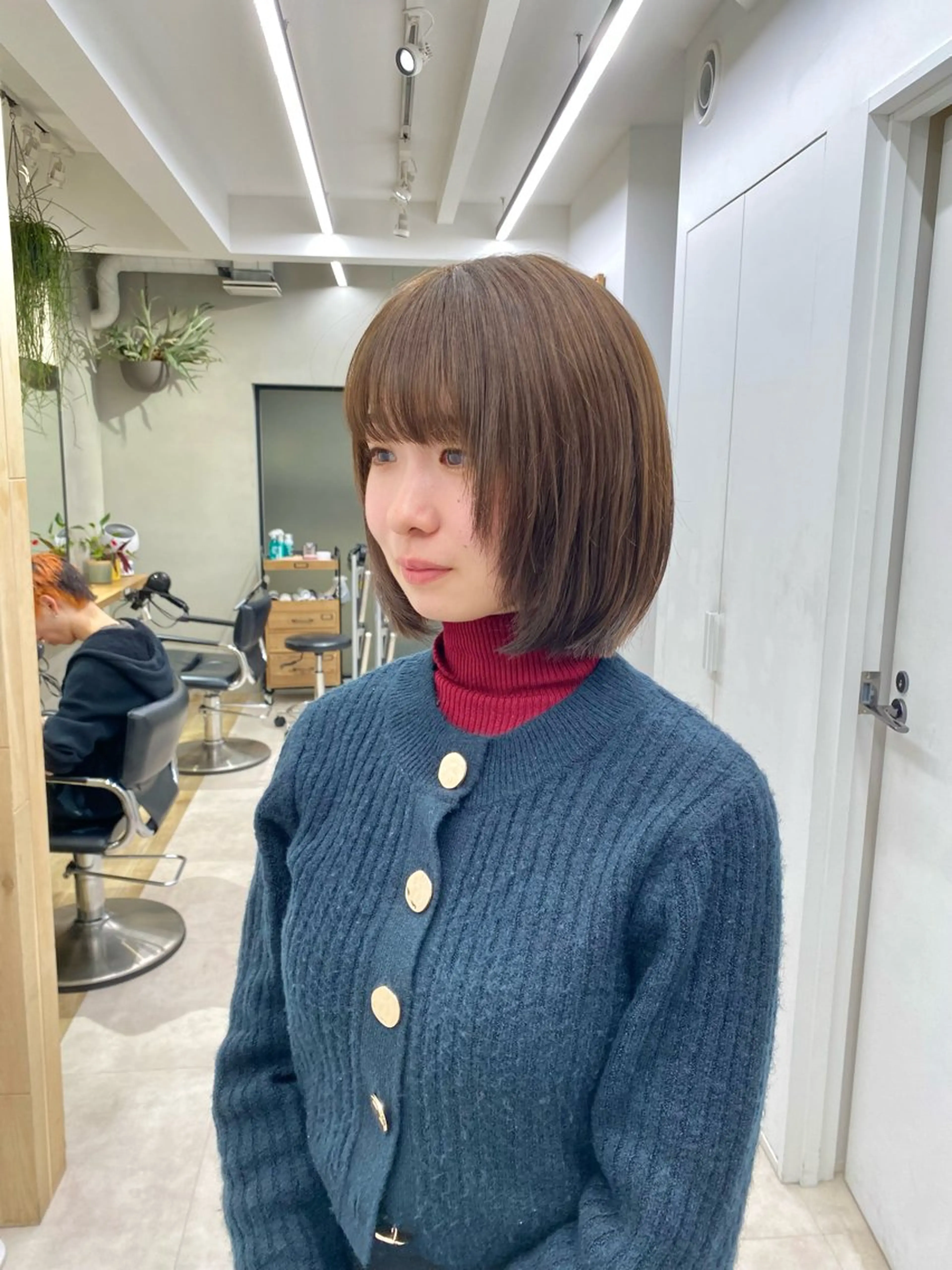 ミディアム カラー カット ヘアカラー トリートメント noa/ 渋谷のヘアスタイル