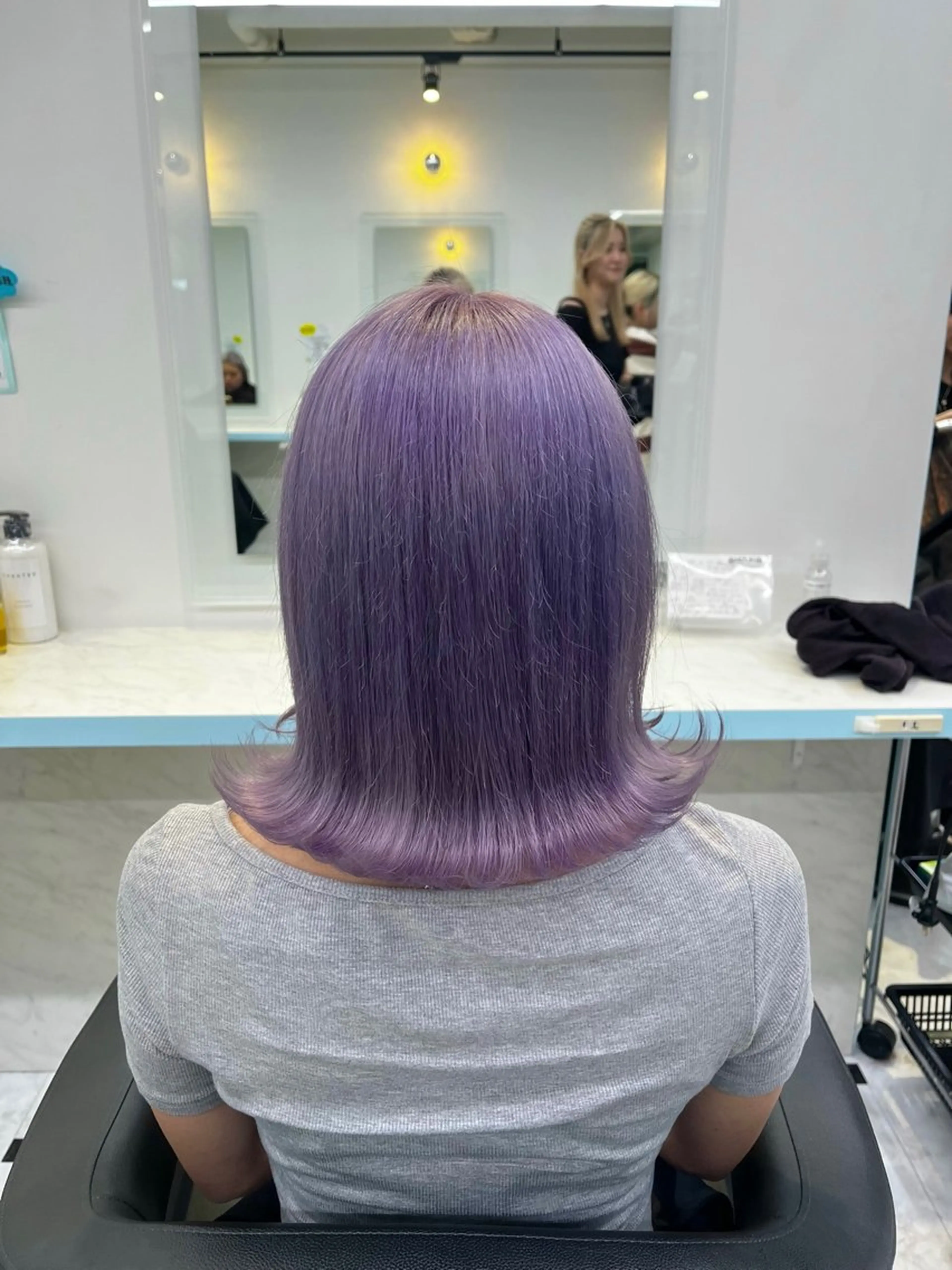 ミディアム カラー ヘアカラー トリートメント ブリーチカラー 🩵MIZUKIのヘアスタイル