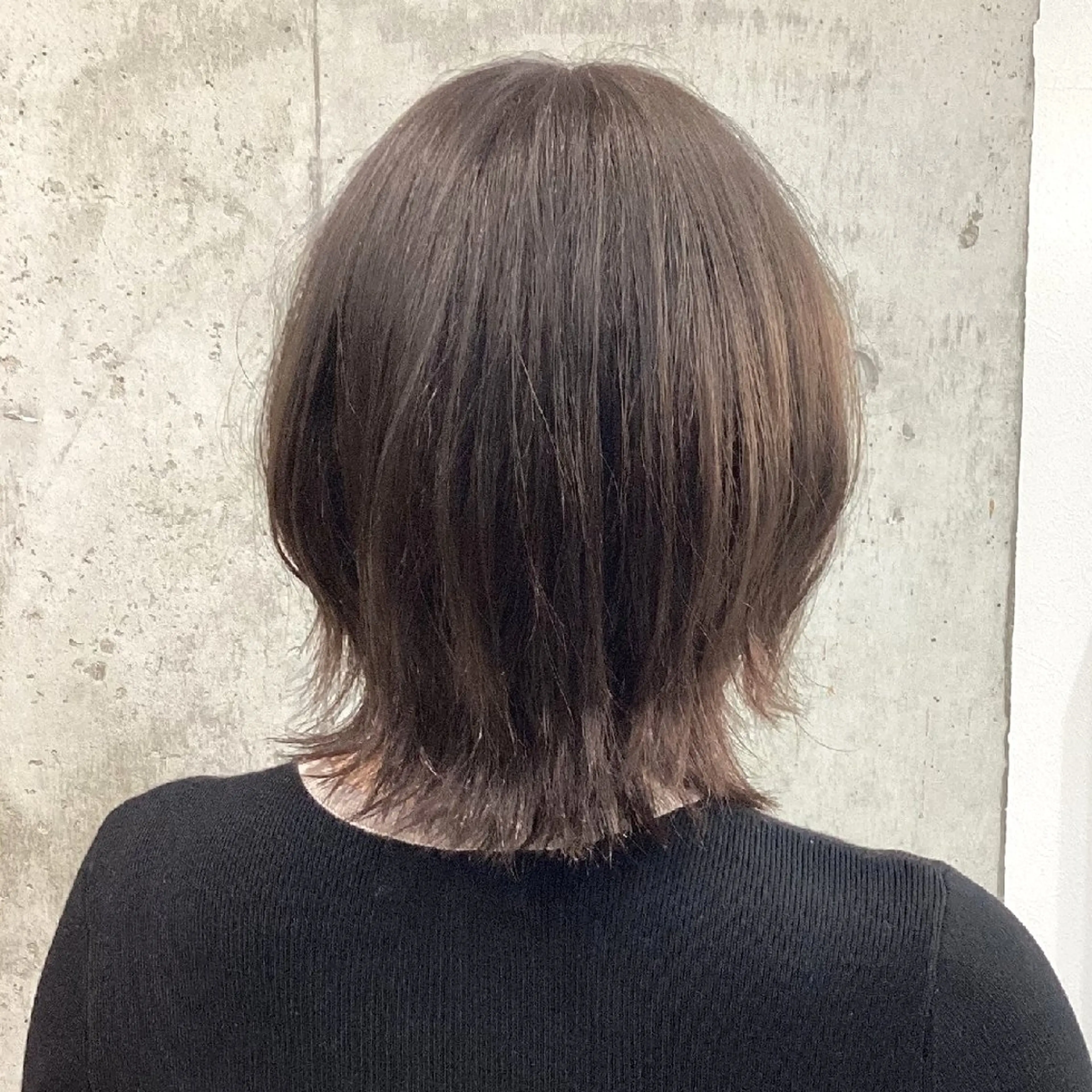 ミディアム カラー ヘアカラー トリートメント ヘアアレンジ/柔らか 艶カラー/AKARIのヘアスタイル