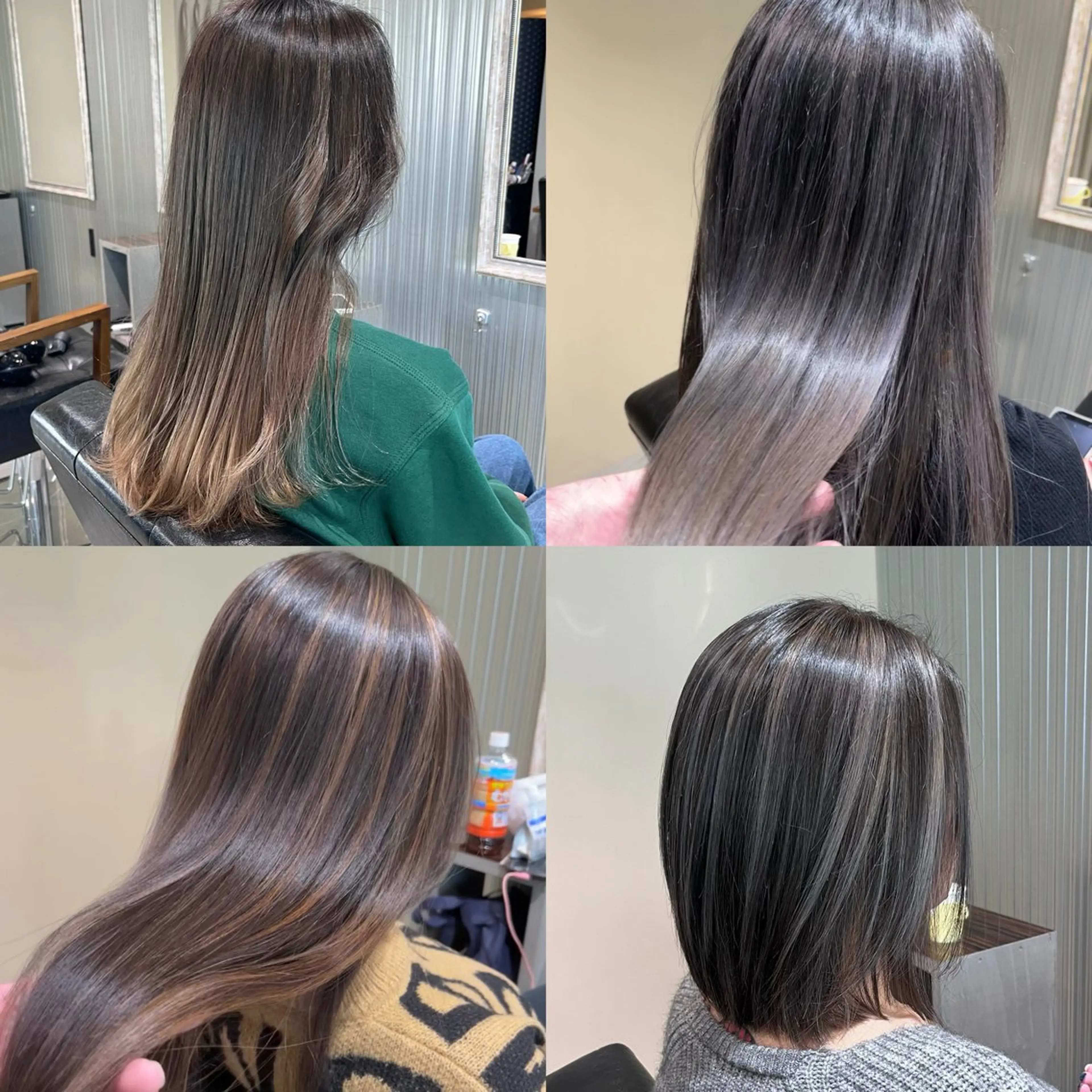 ミディアム カット ヘアカラー トリートメント 髪質改善特化KIZU /艶髪研究（京都）のヘアスタイル