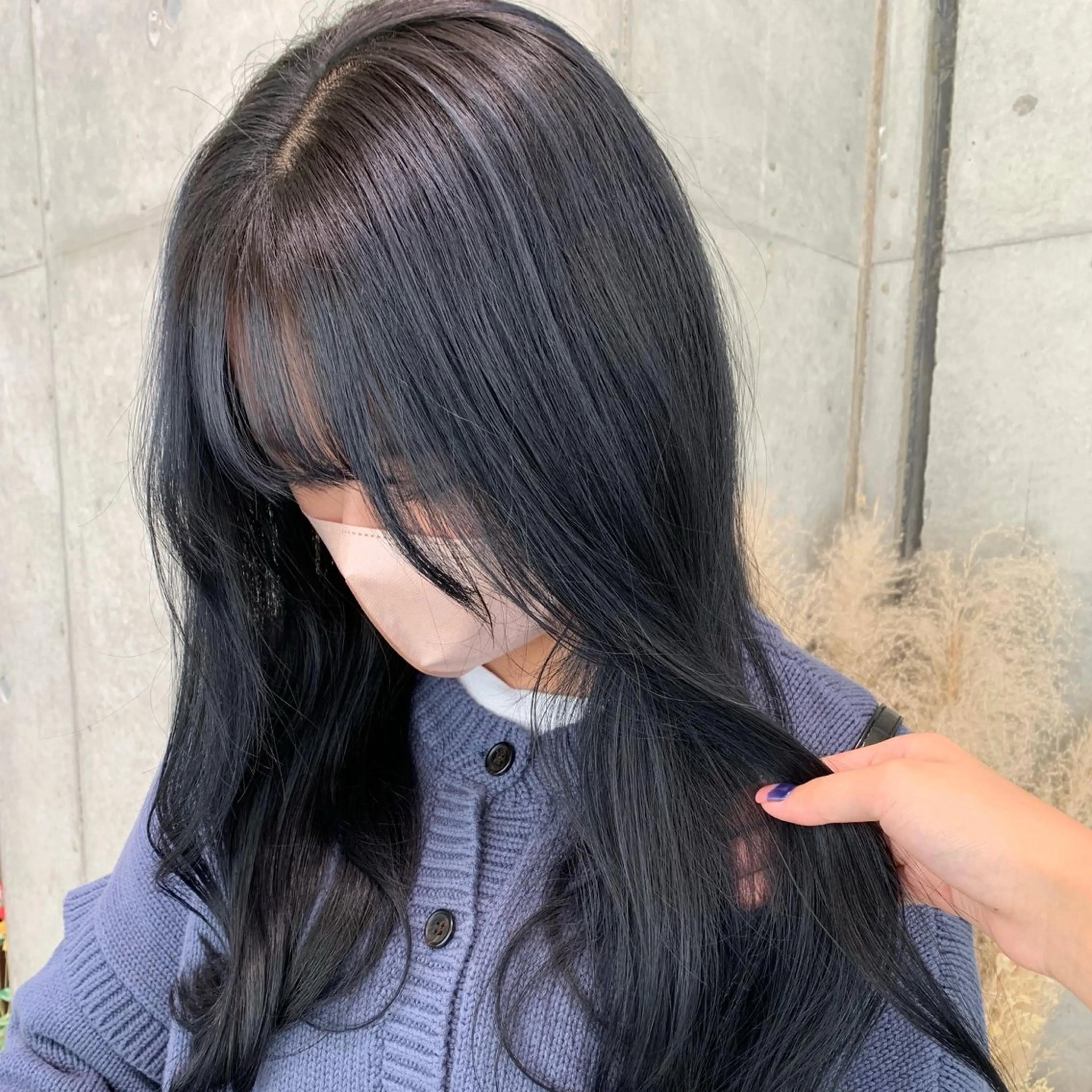 ロング カラー 髪質改善 竹川裕太のヘアスタイル