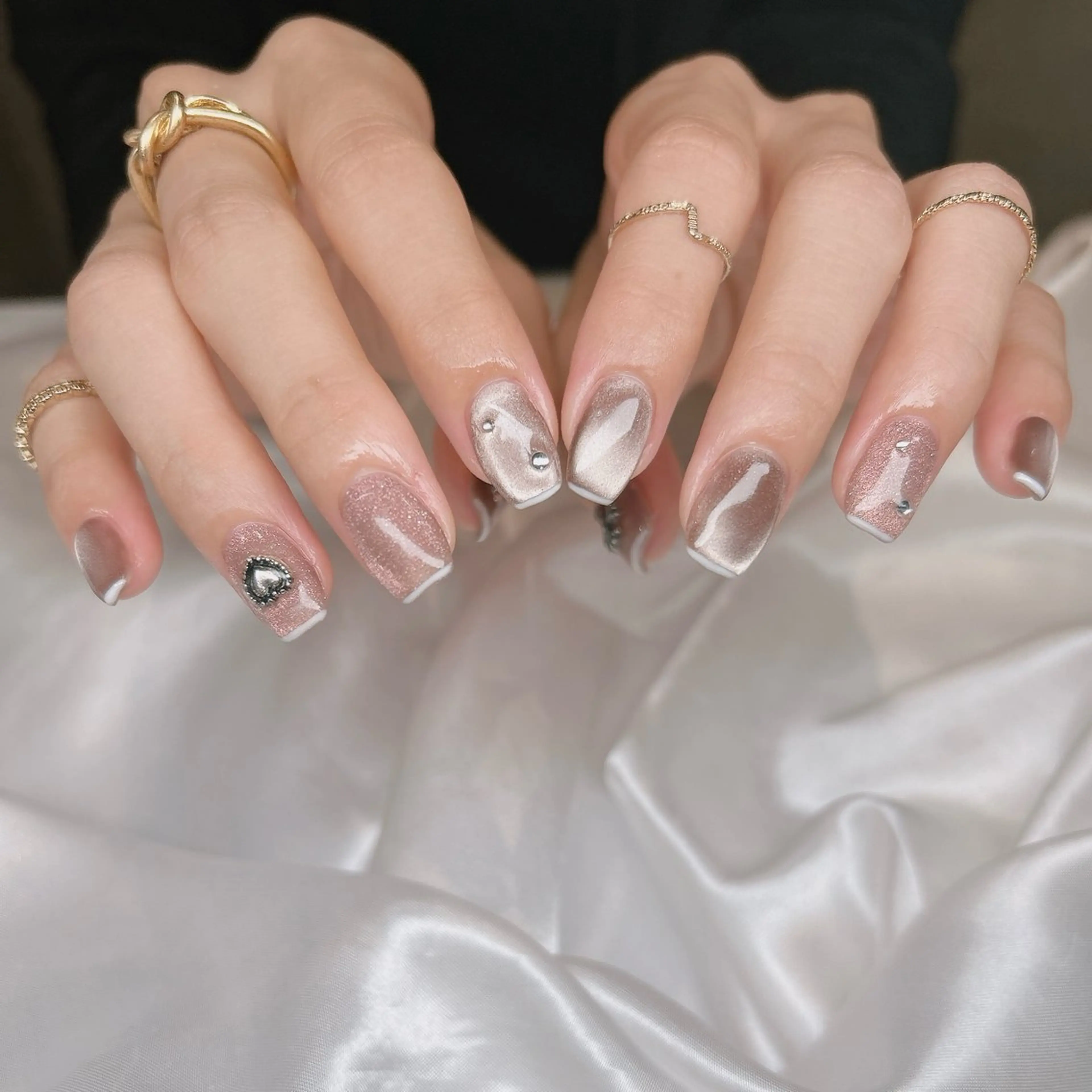 ネイル マグネットネイル ハンドネイル junna 金山.東別院.上前津のネイルデザイン