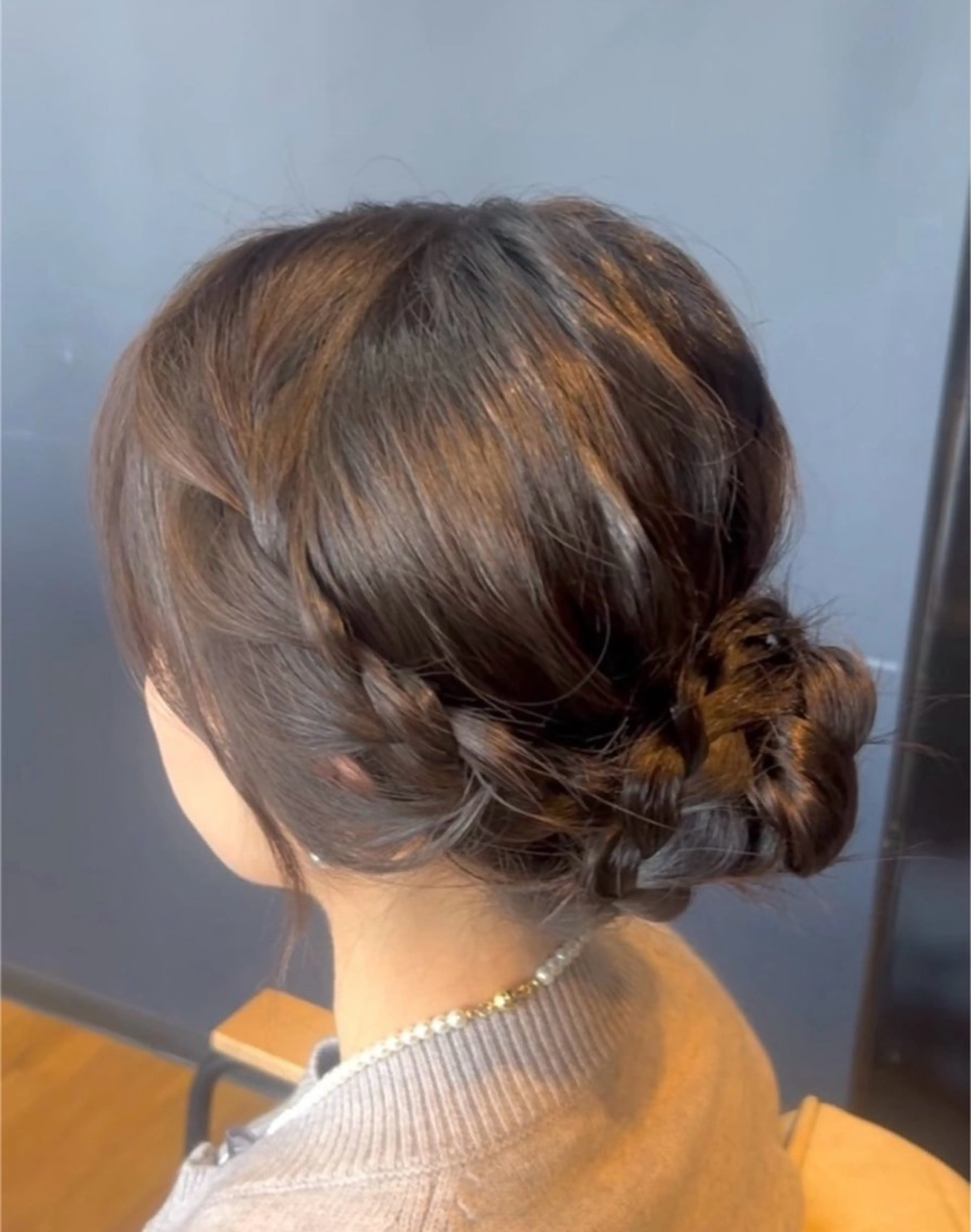 【お呼ばれヘアに🎀】アップスタイルヘアセット☁️の写真