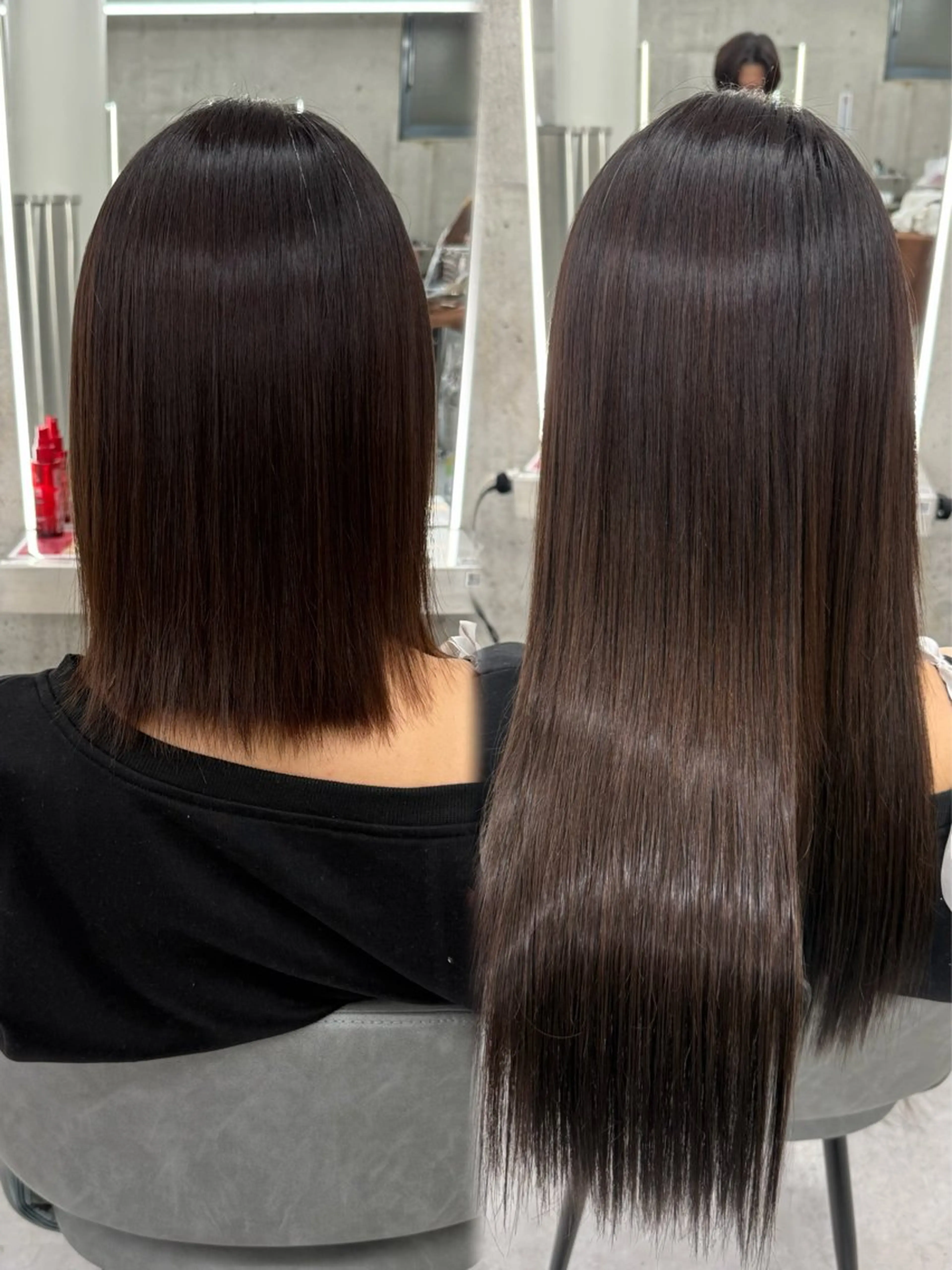 ロング エクステ×レイヤー 黎也のヘアスタイル