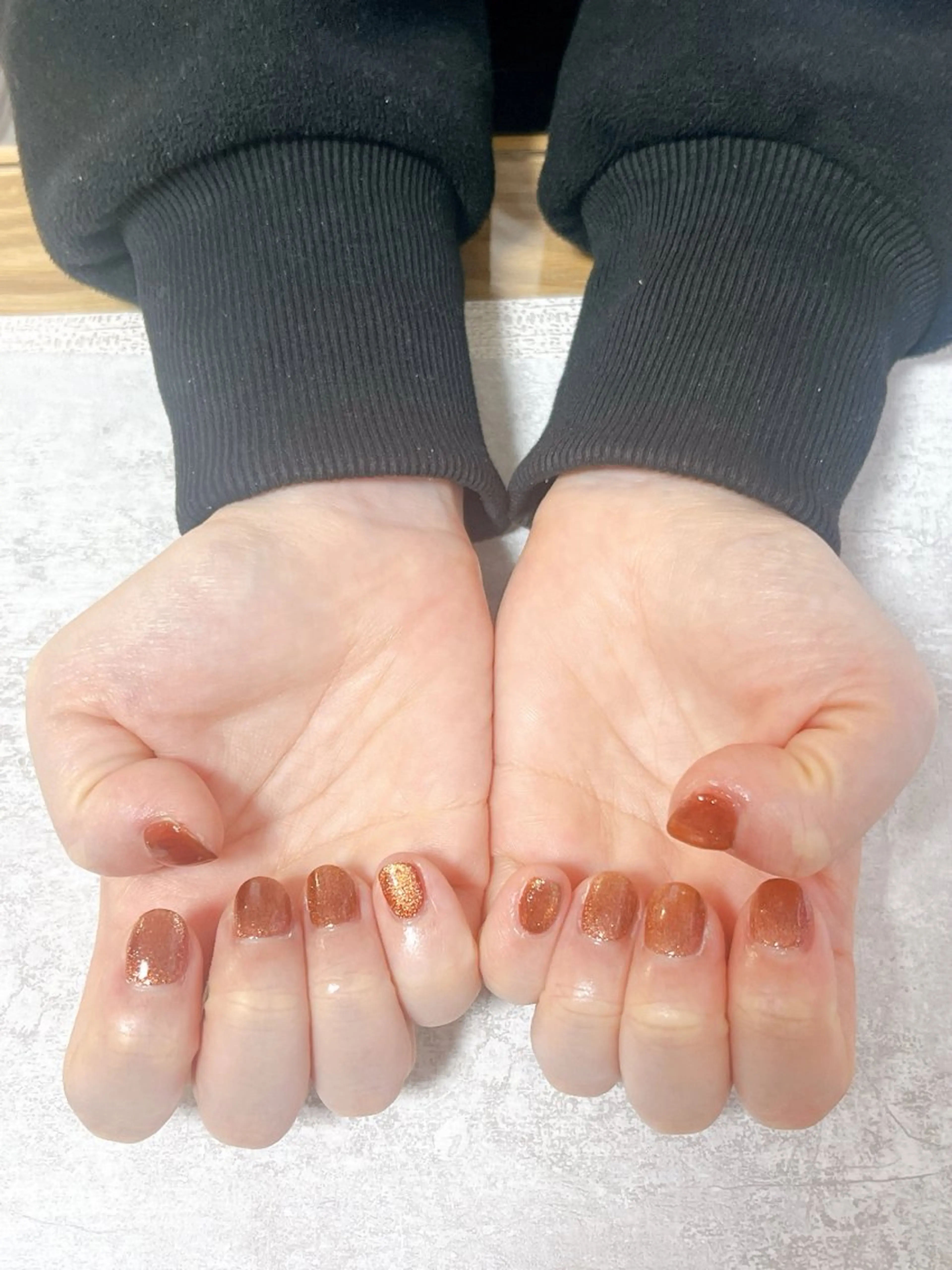 ネイル オーロラネイル フットネイル フレンチネイル ジェルネイル ハート ハンドネイル mogunail &blowのネイルデザイン