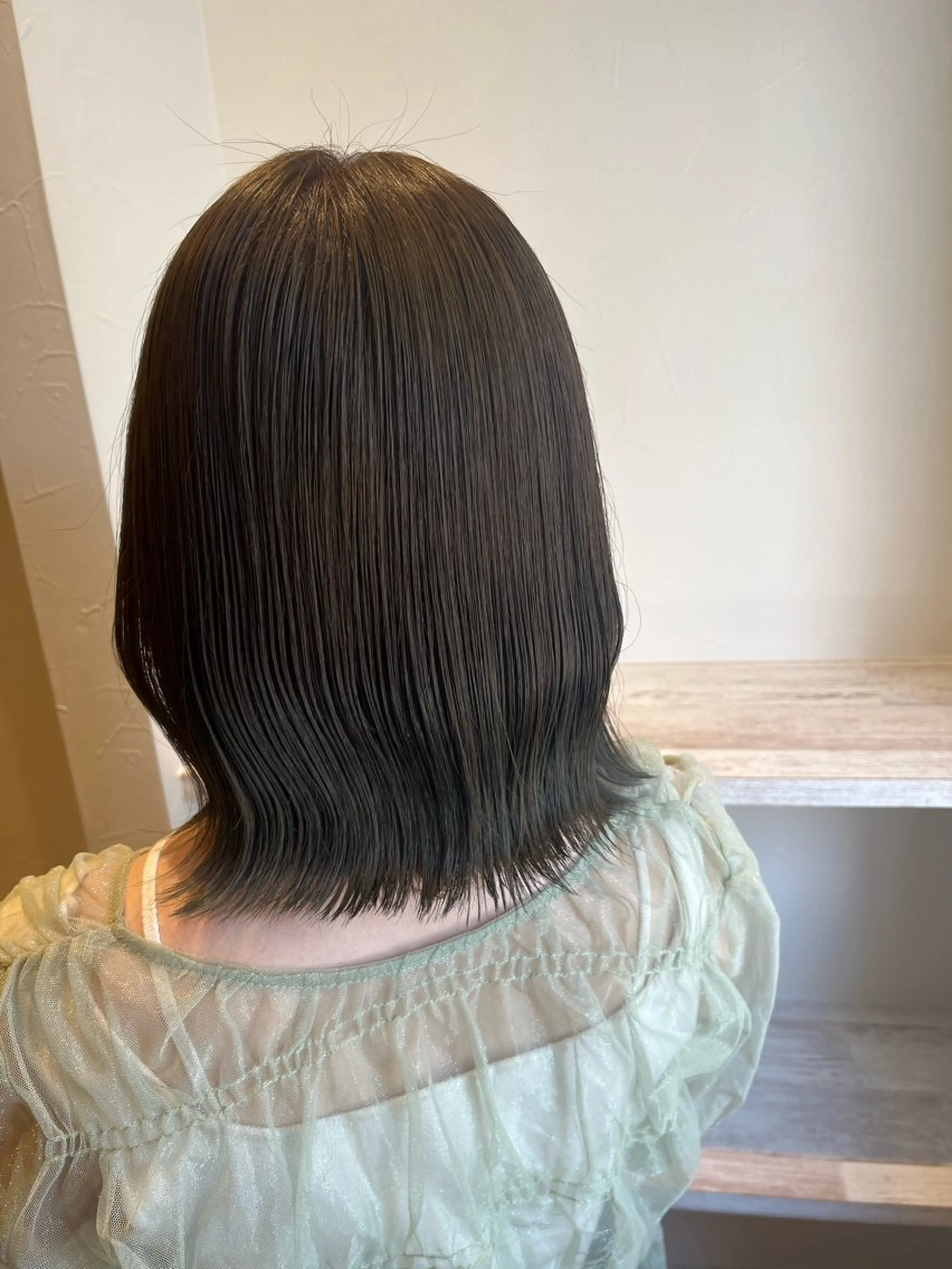 ショート カラー マンツーマン施術🫧 なつのヘアスタイル