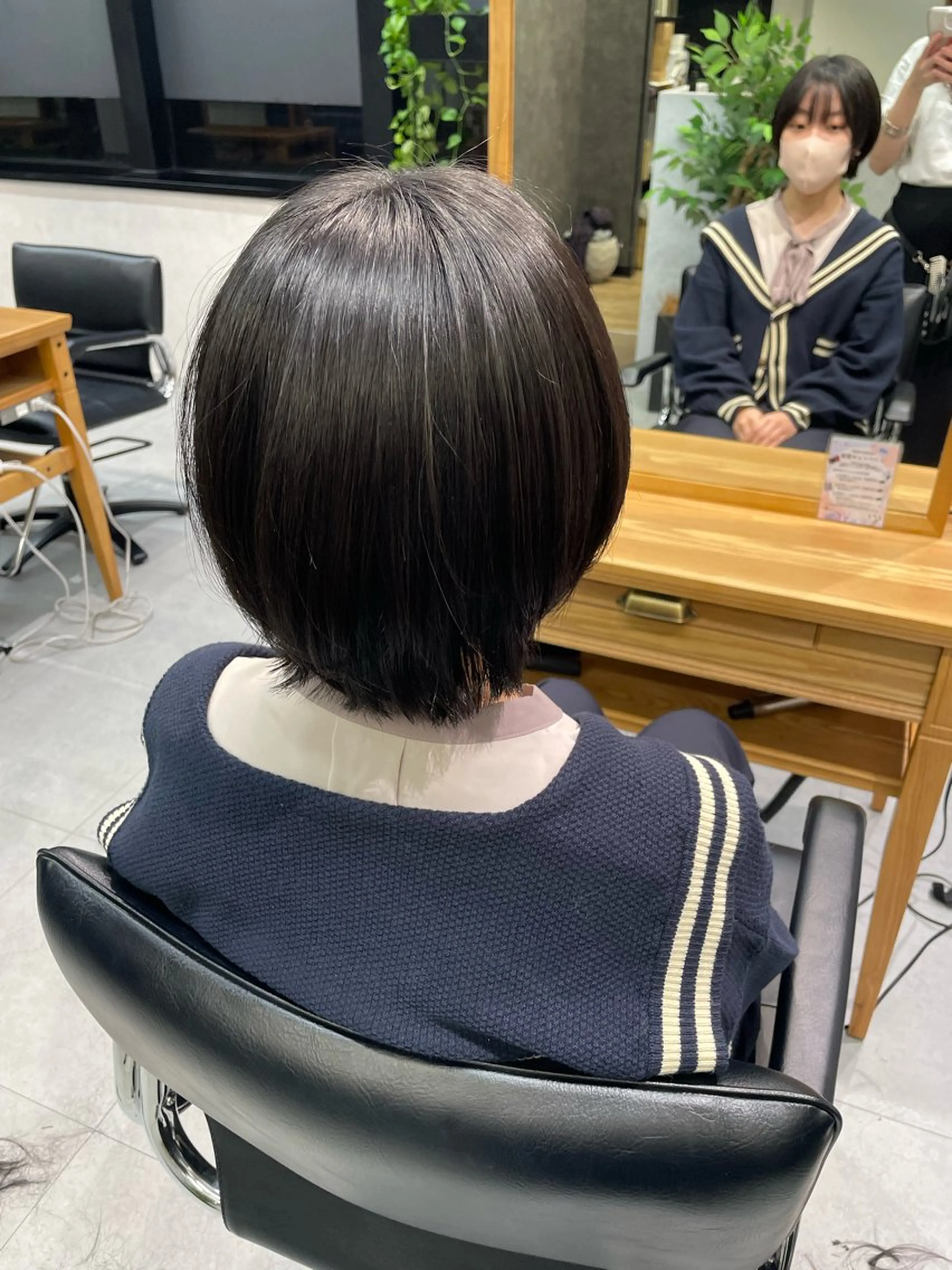 ショート くびれヘア 顔周りカット ウルフカット カット ✨横須賀髪質改善✨️ 加藤 百音のヘアスタイル