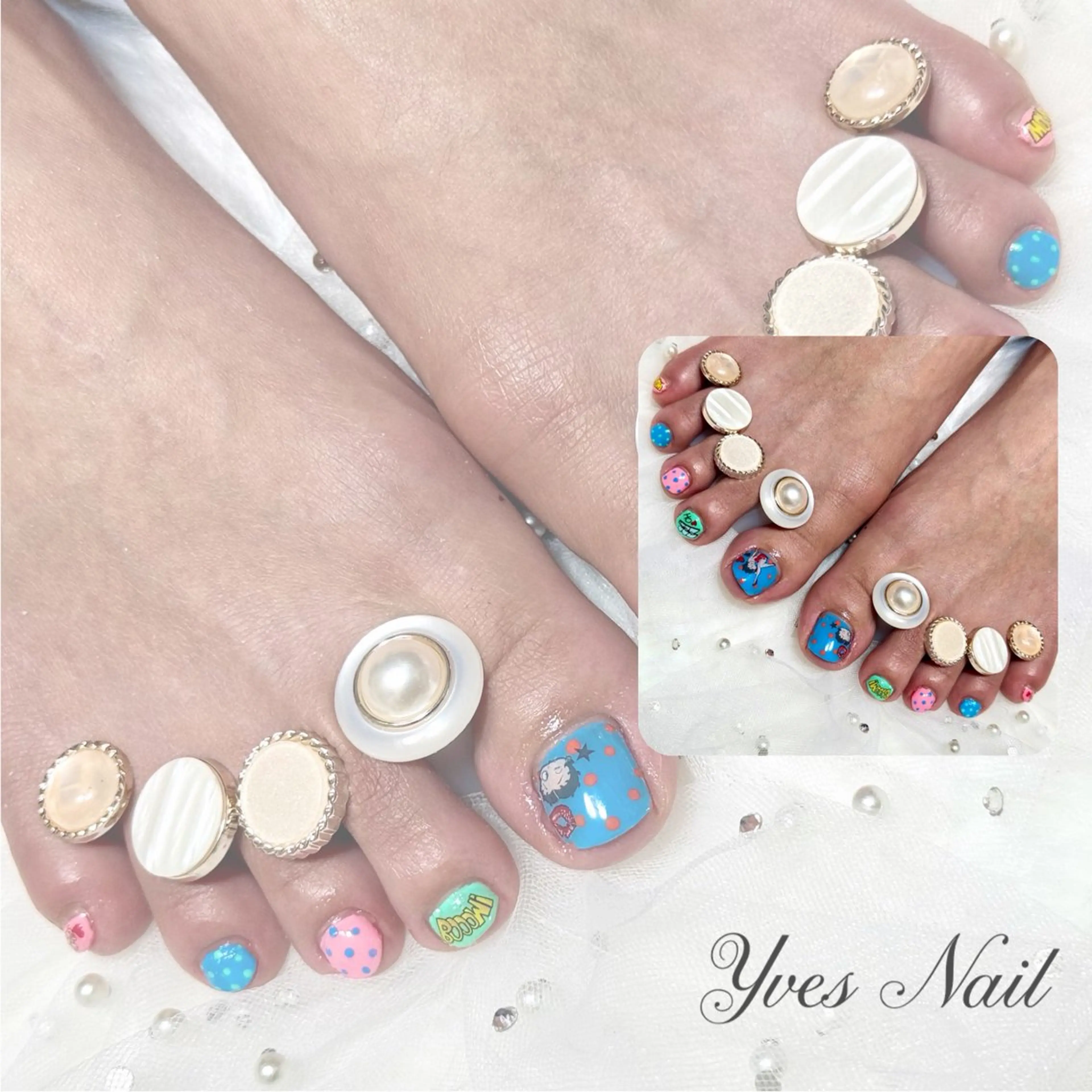 ネイル フットネイル kanno yのネイルデザイン