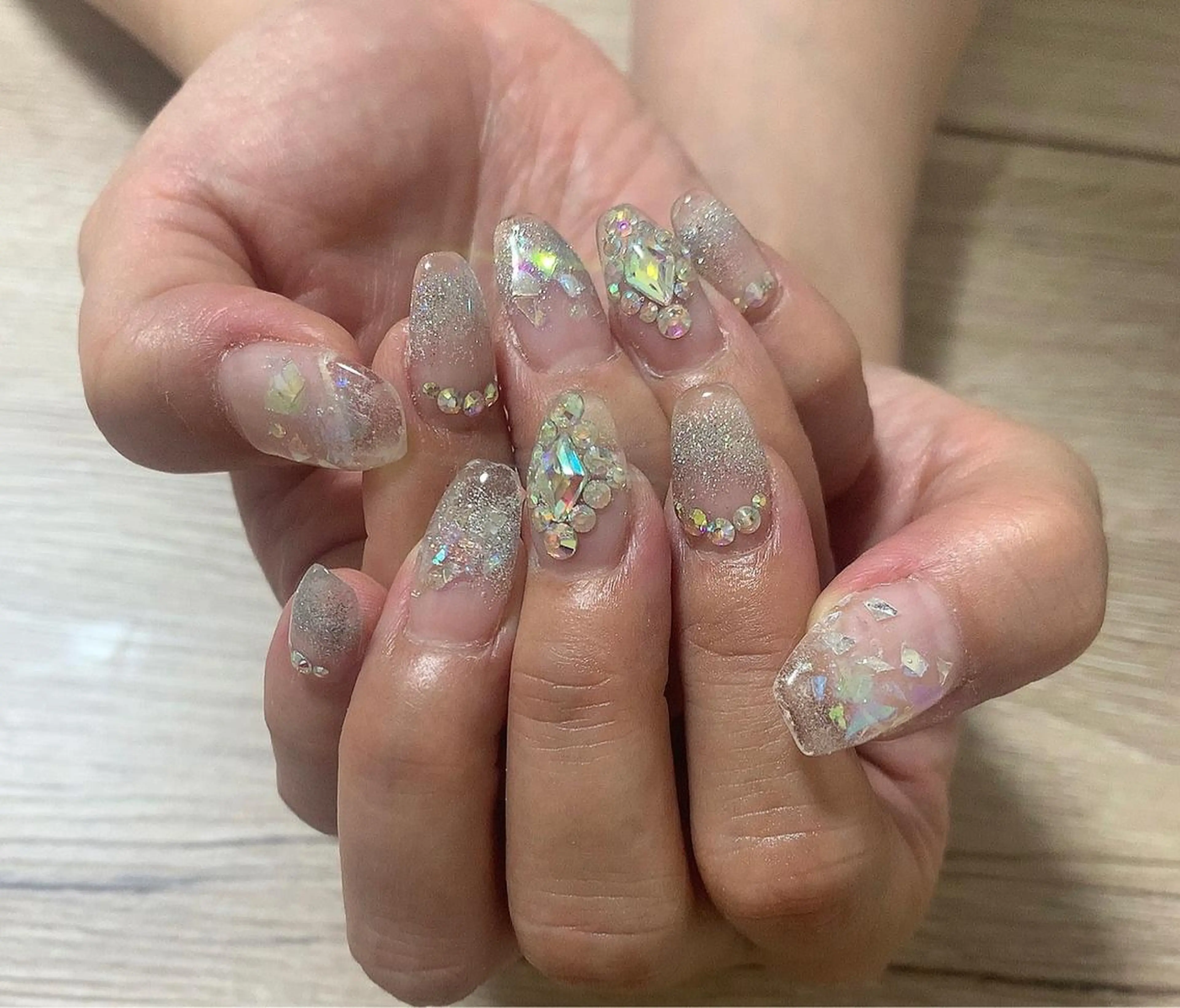 ネイル 長さ出し ハンドネイル MINAMI nailsのネイルデザイン