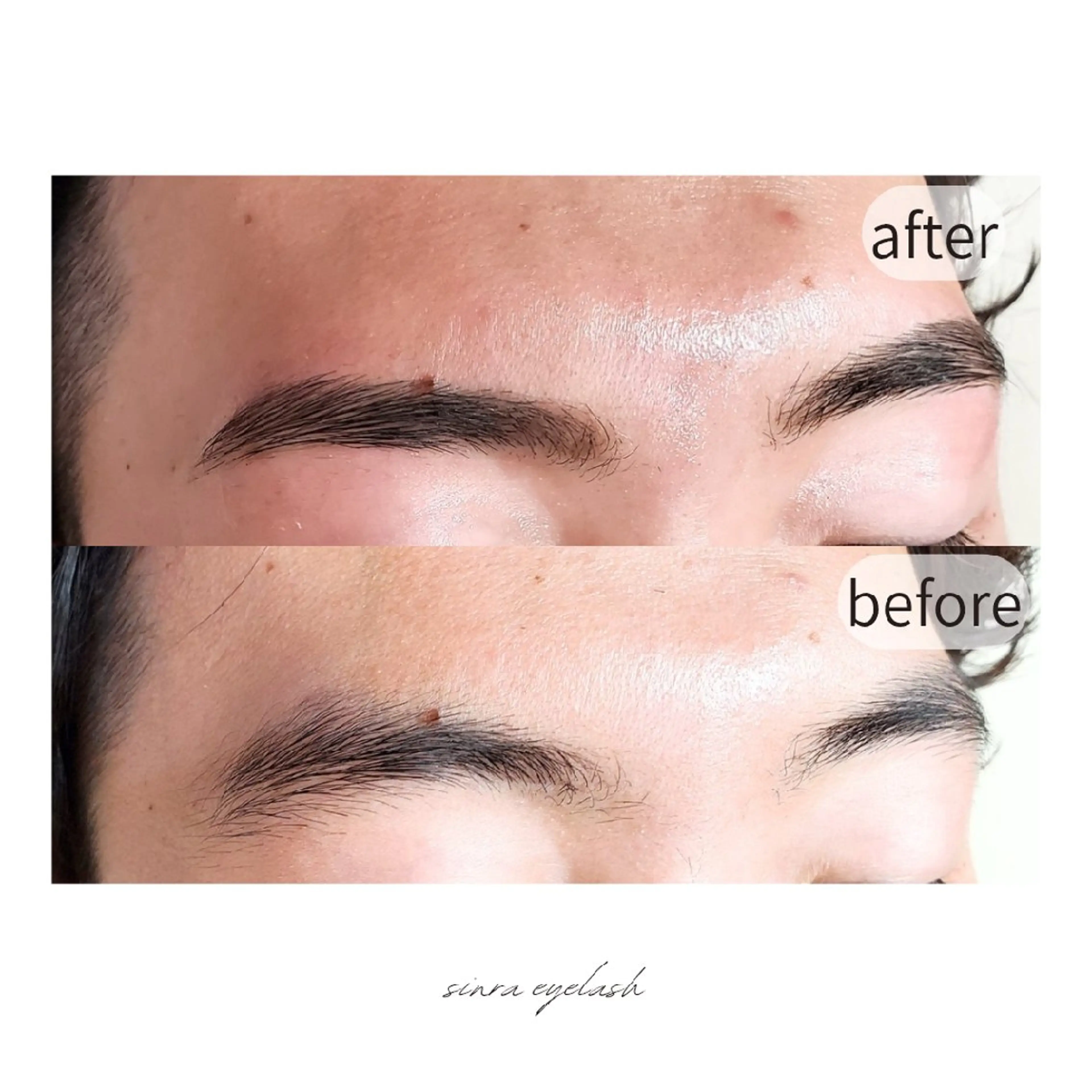 アイブロウ メンズアイブロウ シンラアイラッシュ Hikariのマツエク・マツパデザイン