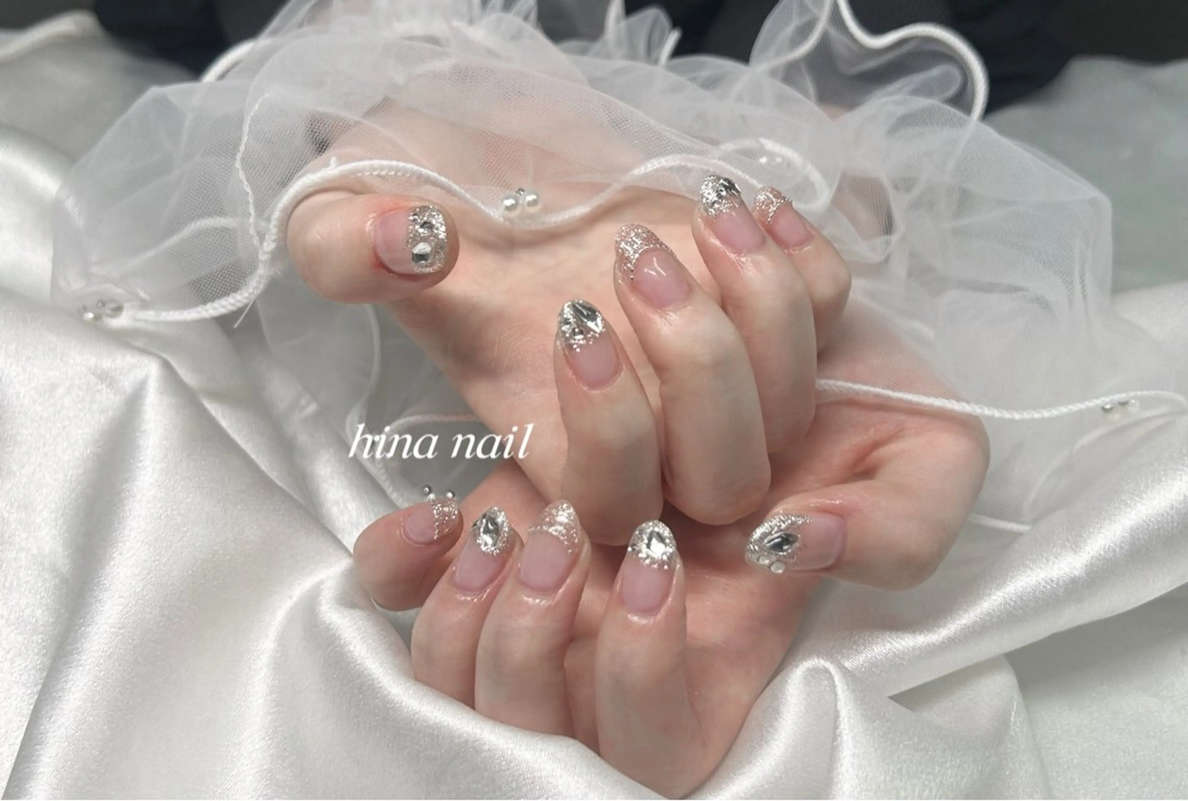 ネイル ワンホンネイル Muguet nail所属・Hina nail 木場のネイルデザイン
