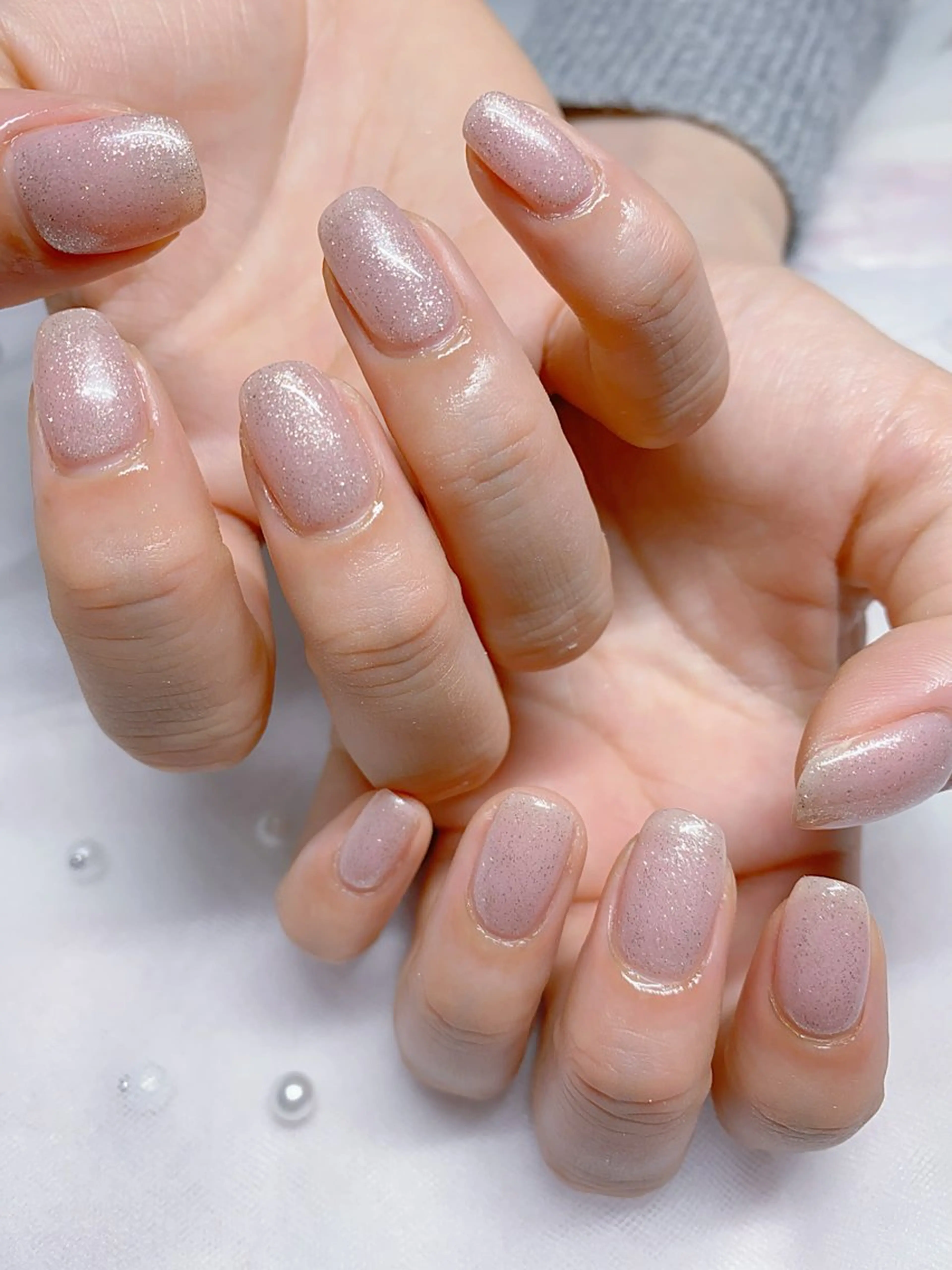 ネイル ラメ(グリッター) ハンドネイル Jasmine nailsalon所属・ジャスミン ネイルサロンのネイルデザイン