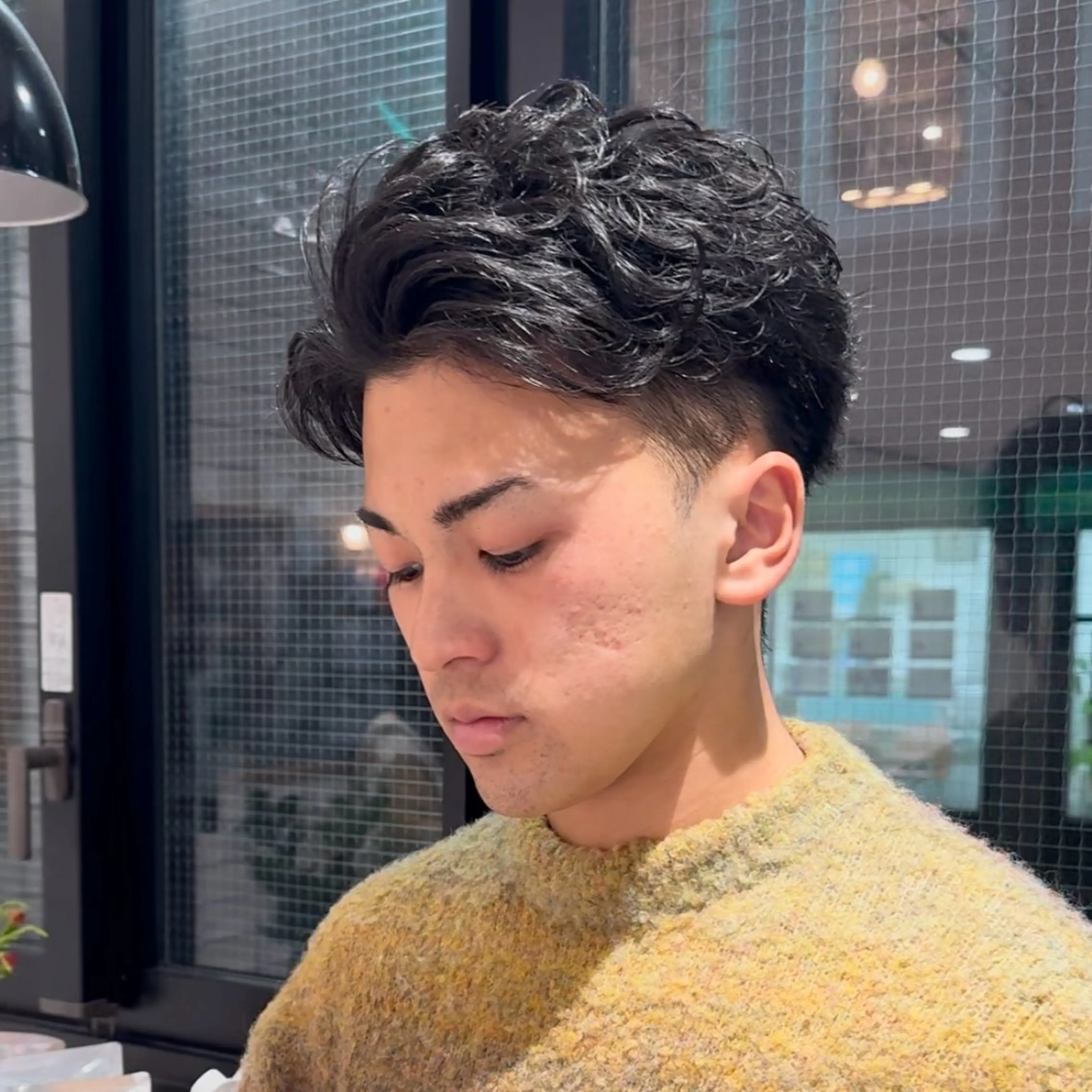 パーマ メンズ フェザー/ニュアンス パーマ/ryutoのヘアスタイル