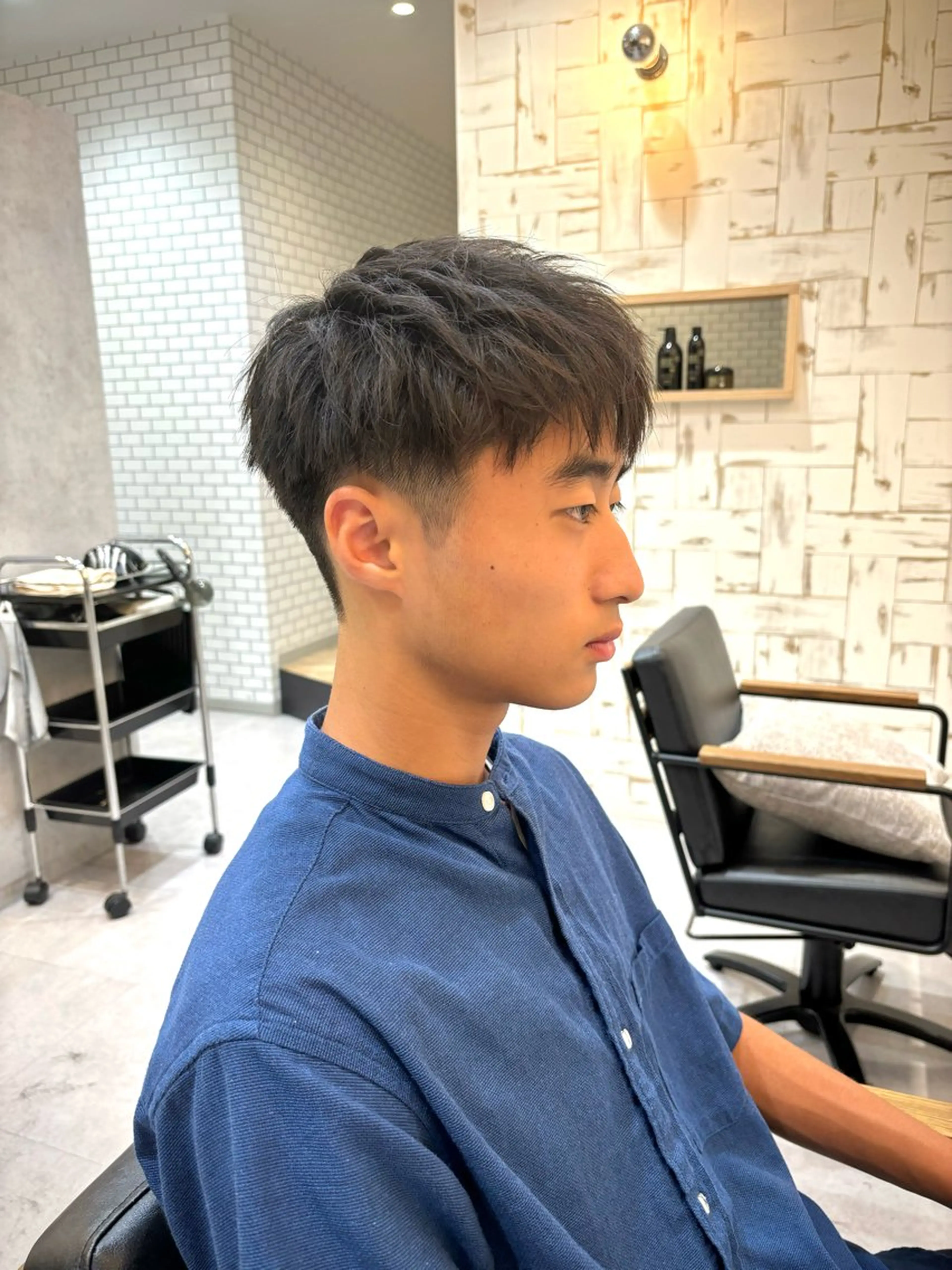 メンズ マッシュ 学生（メンズ向け） カット 【メンズショート 特化】村斎　伶次のヘアスタイル