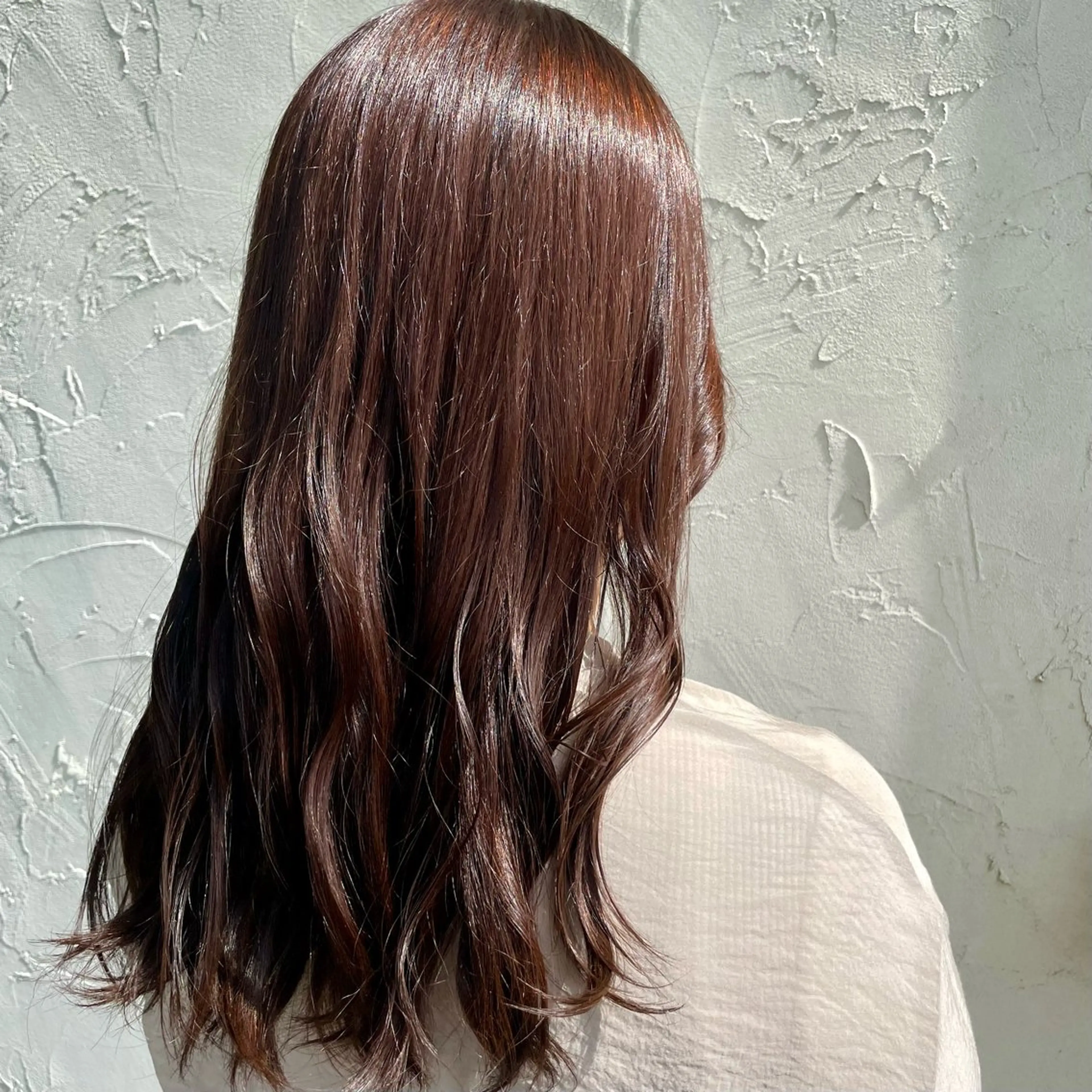 ミディアム カラー ルプラボウ 神谷有音/艶髪のヘアスタイル